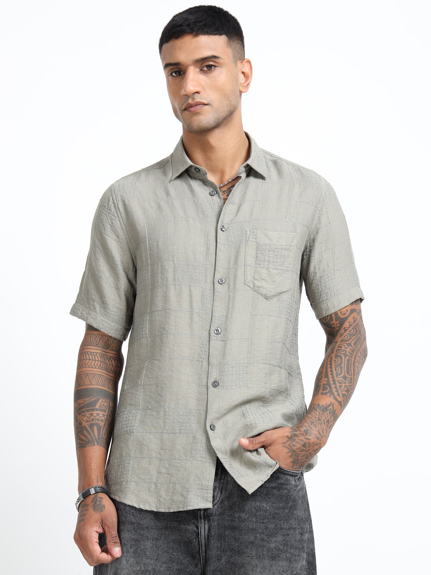 Silent Luxury Half Sleev Shirt
