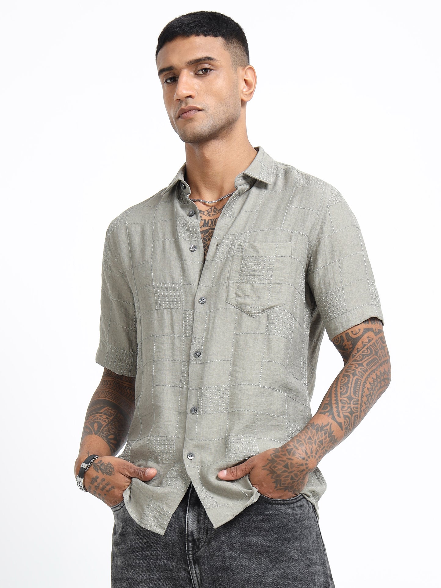 Silent Luxury Half Sleev Shirt