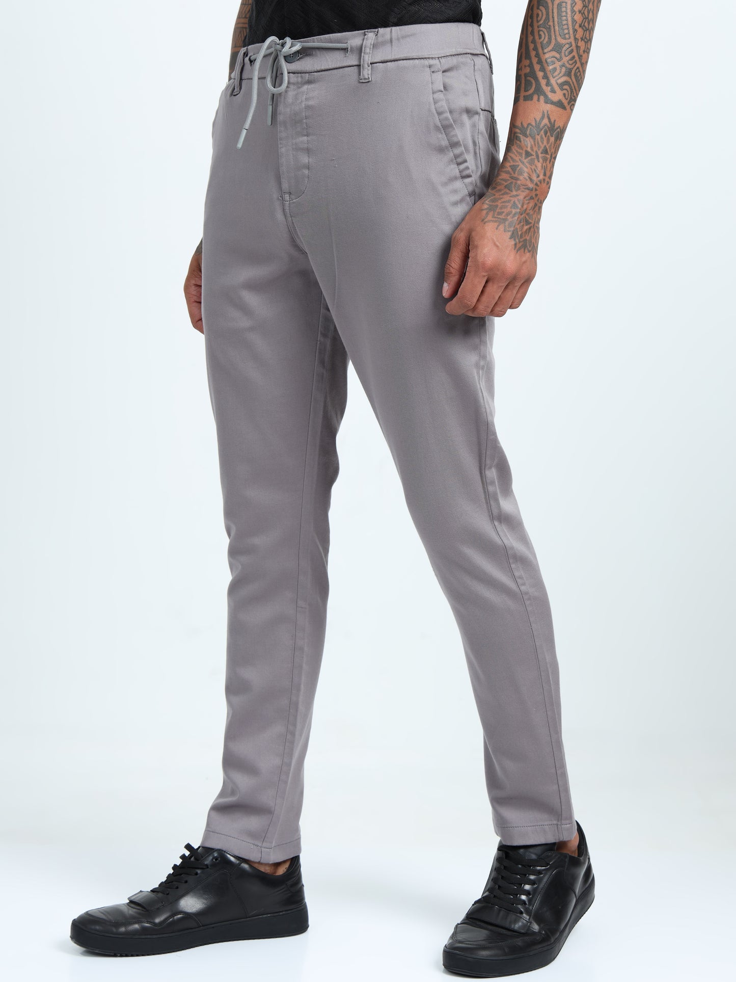 Grey Relaxed Trousers