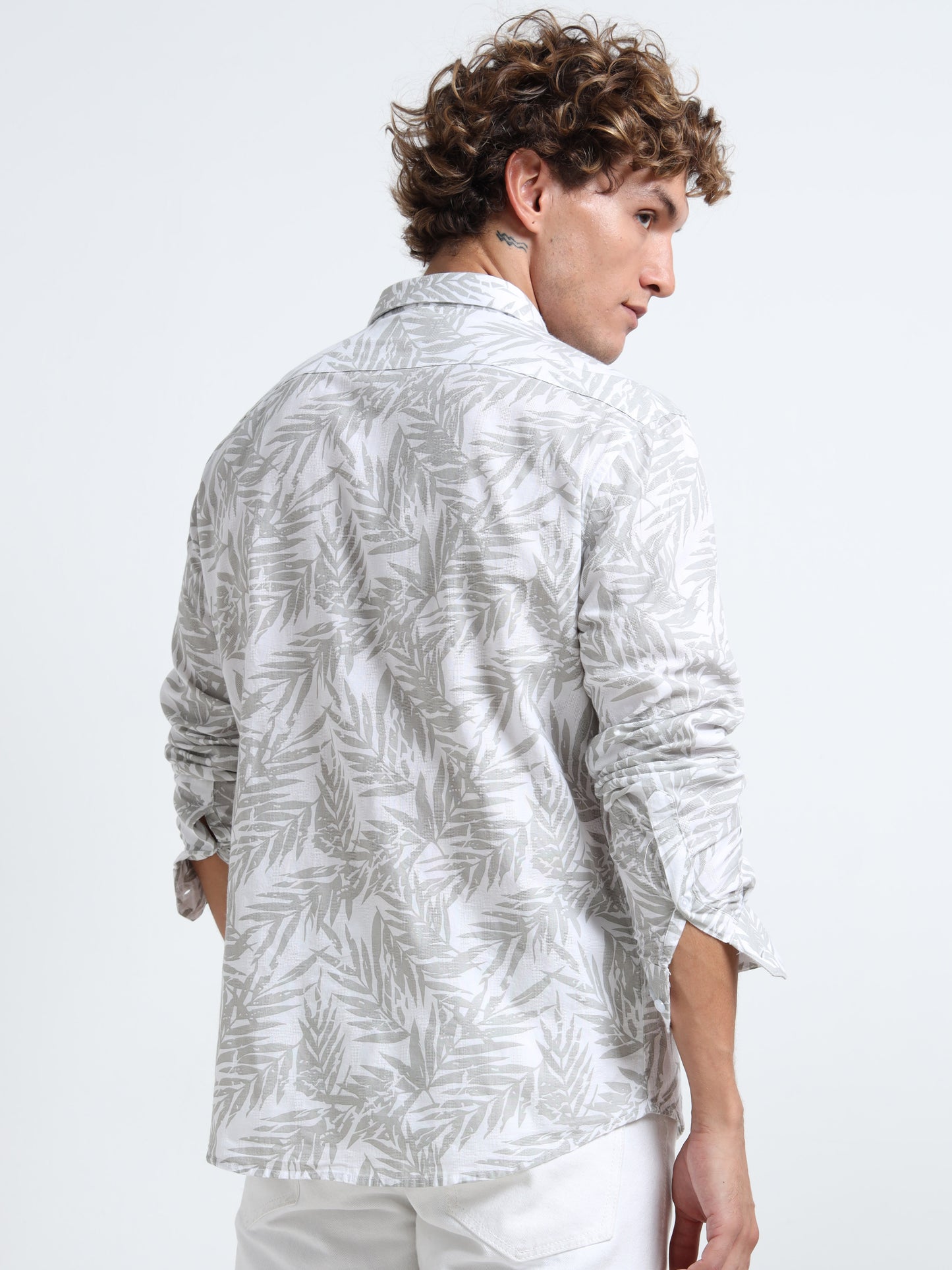 Grey Air-supply printed shirt