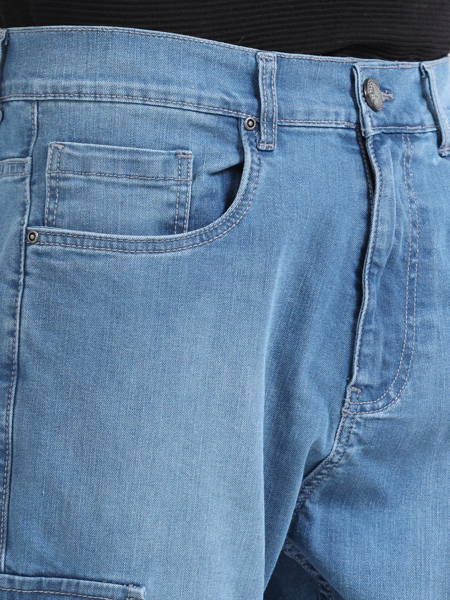 Light Blue - Cargo Denim