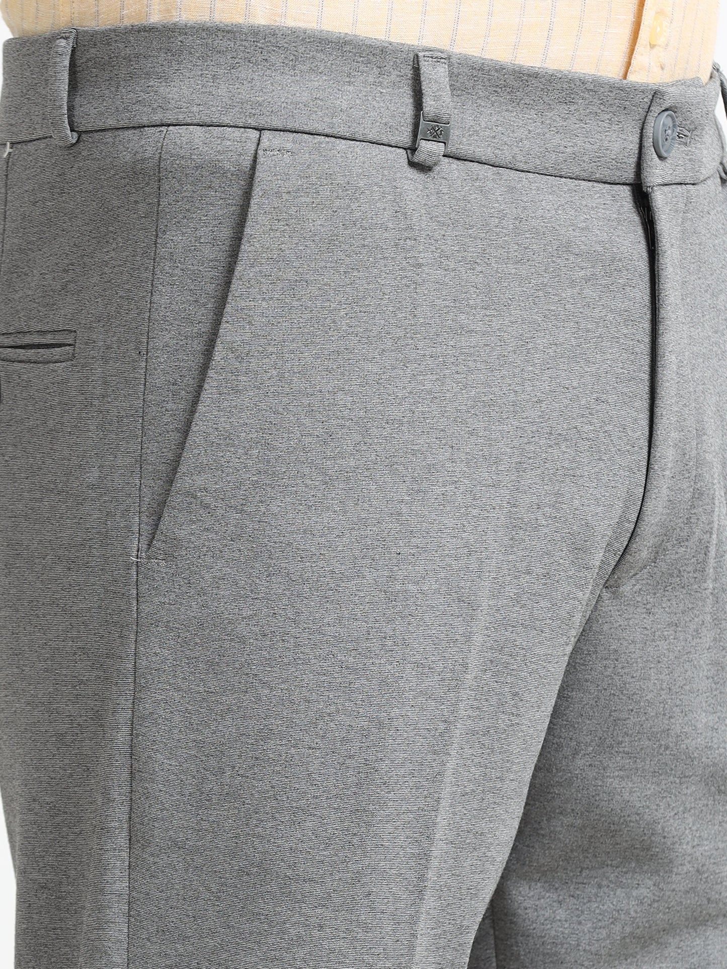 Light Grey Tailored Formal Trousers