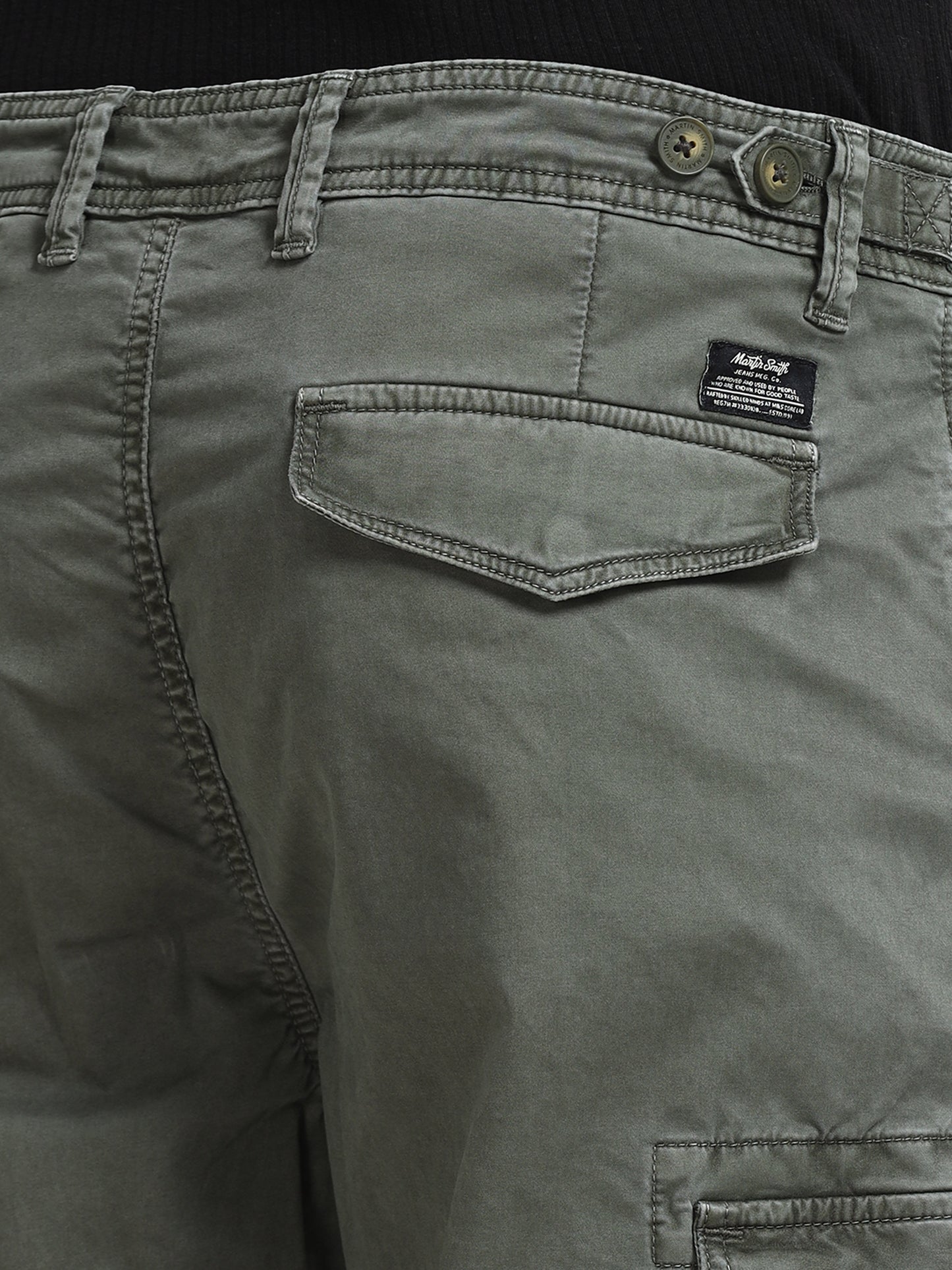 Olive Green Utility Cargo Pants