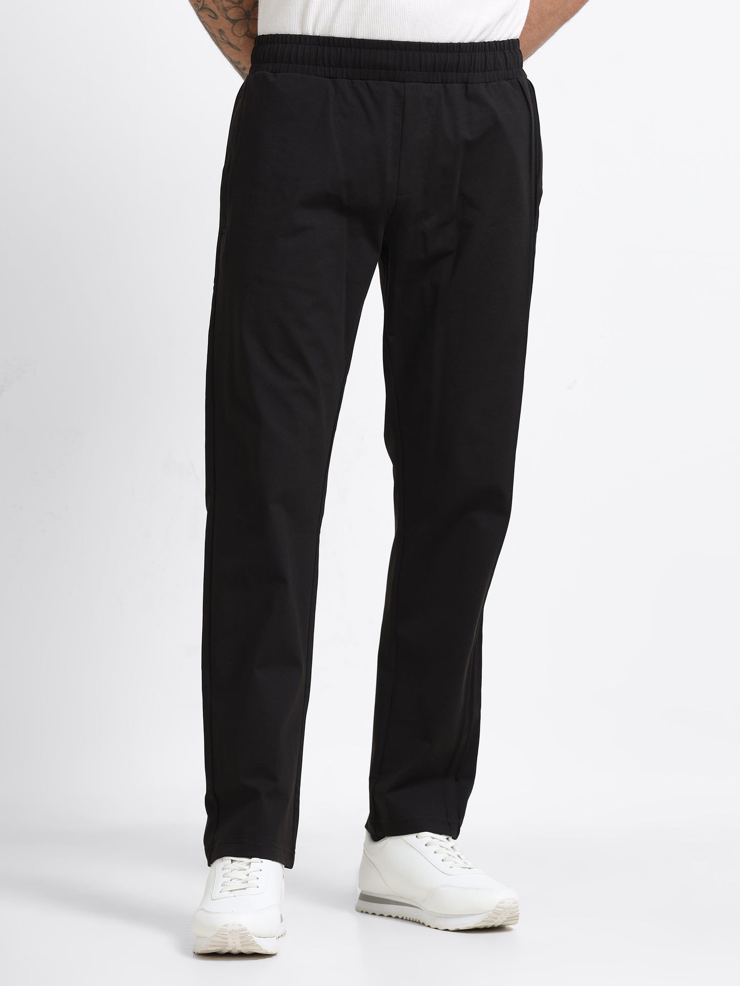 Black Tencel Trackpant