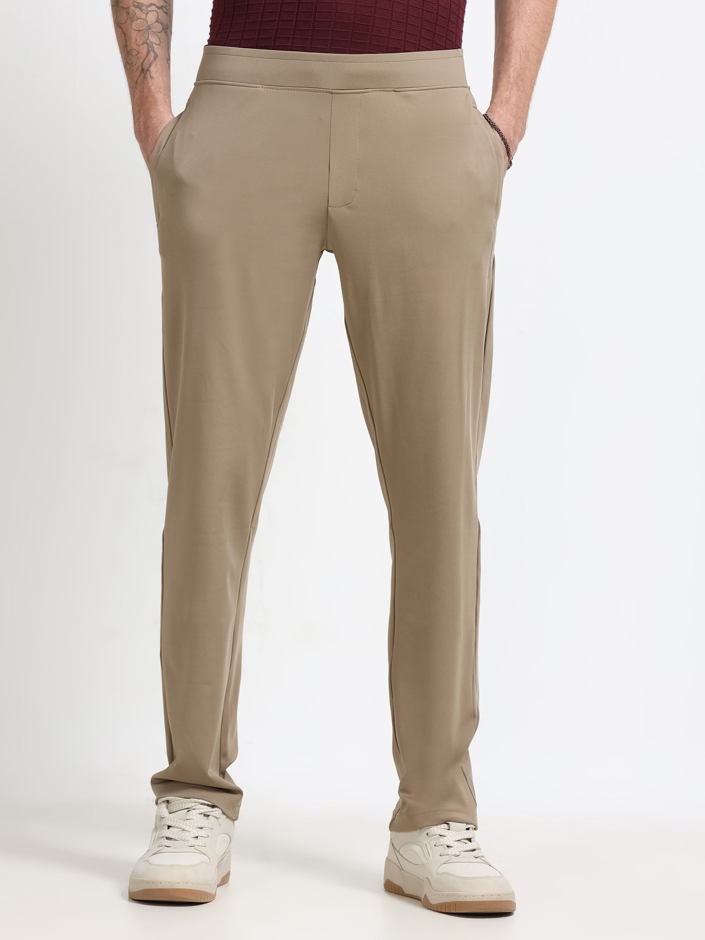 Khaki DryFit Trackpant