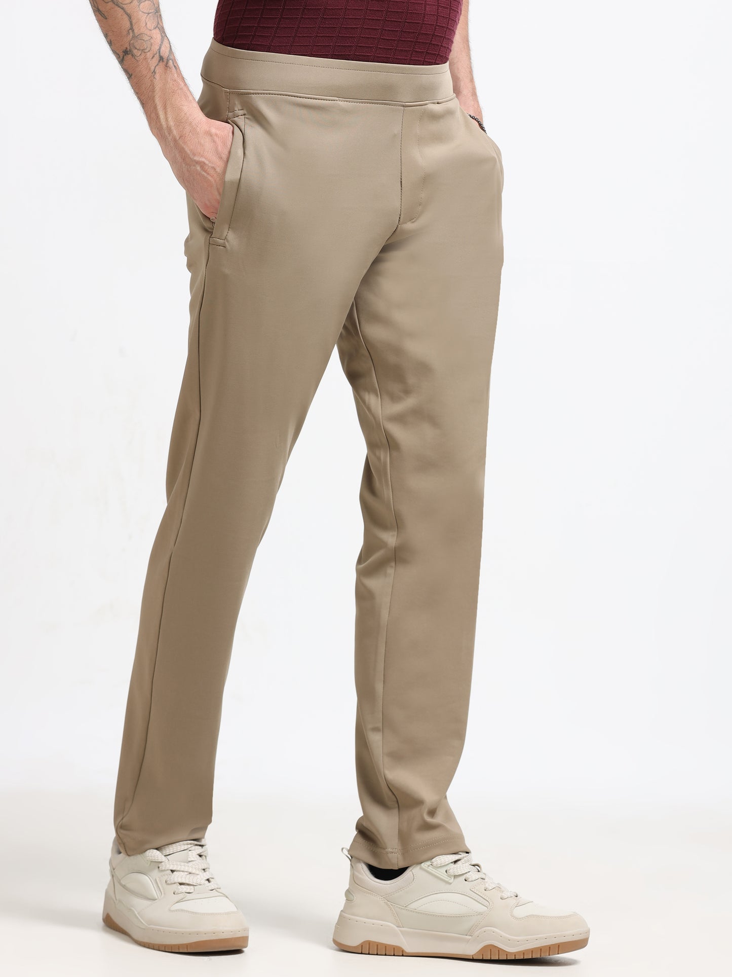 Khaki DryFit Trackpant