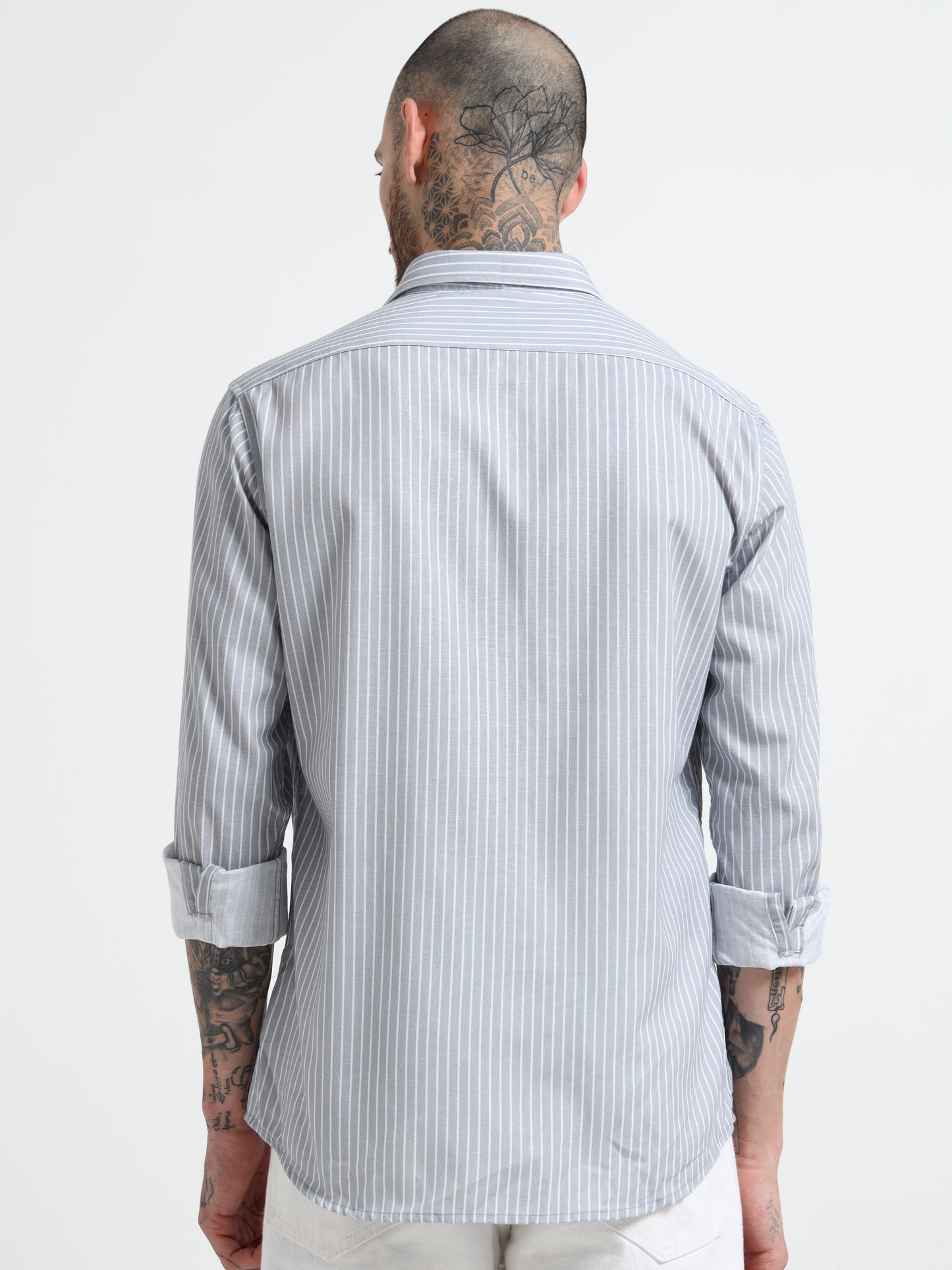 Martin Smith Vertical Striped Shirt