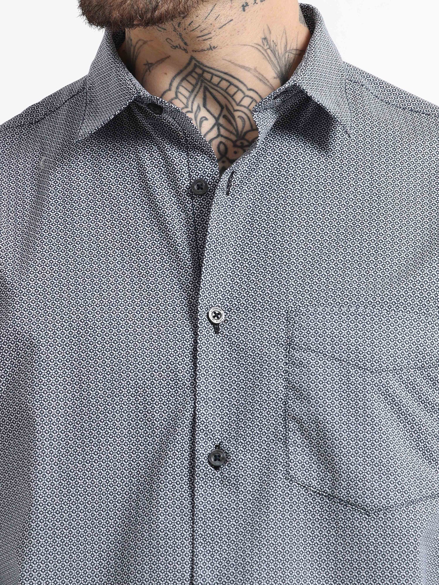 Microdot Print Shirt