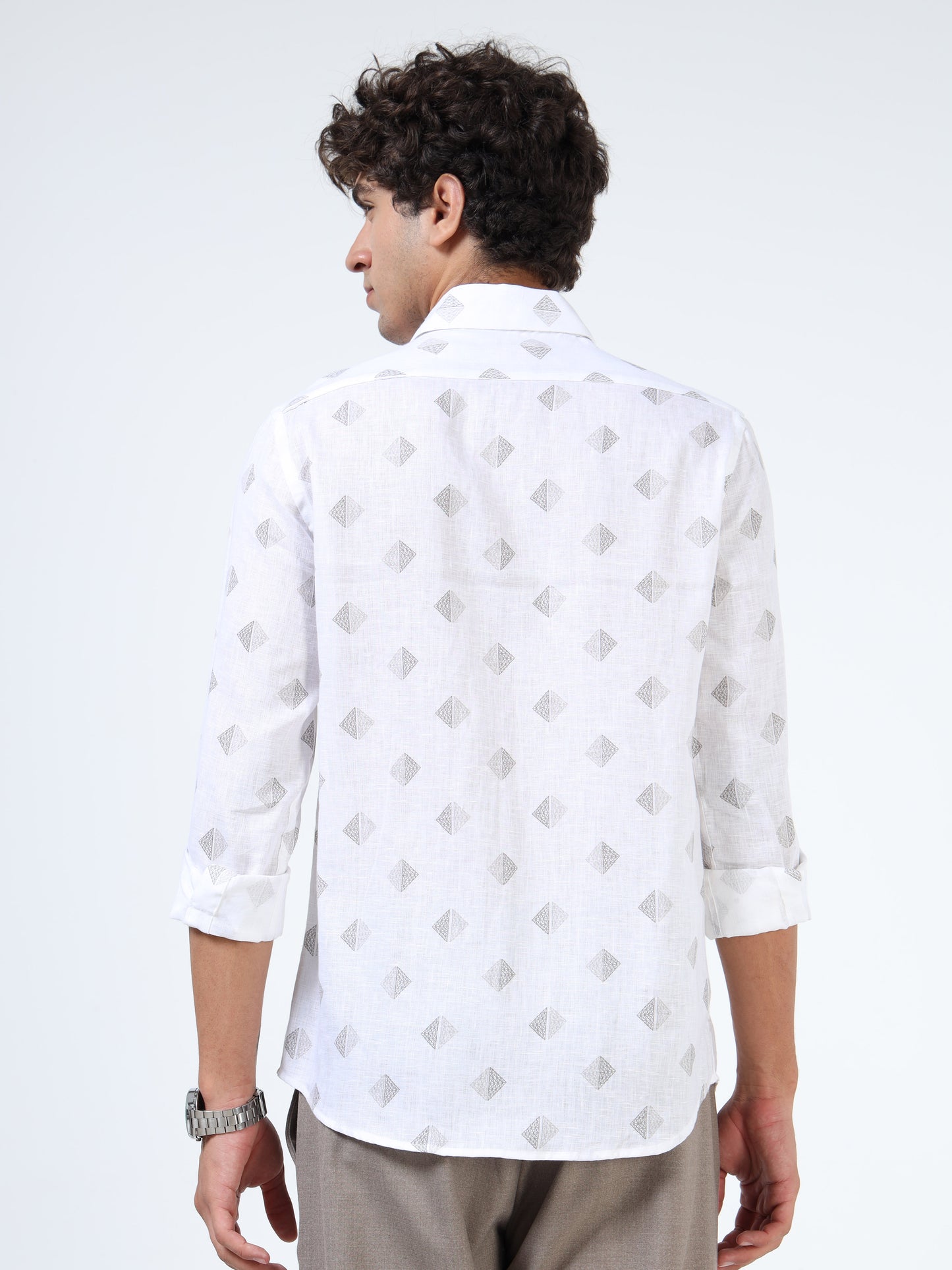 Pure Linen-Digital Printed Shirt