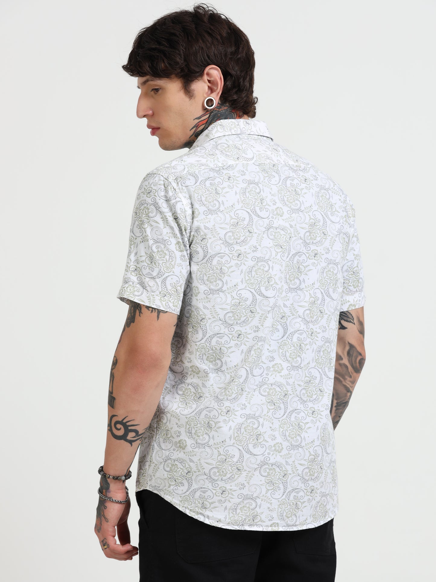Palms Boxed Half-Sleeve Shirt