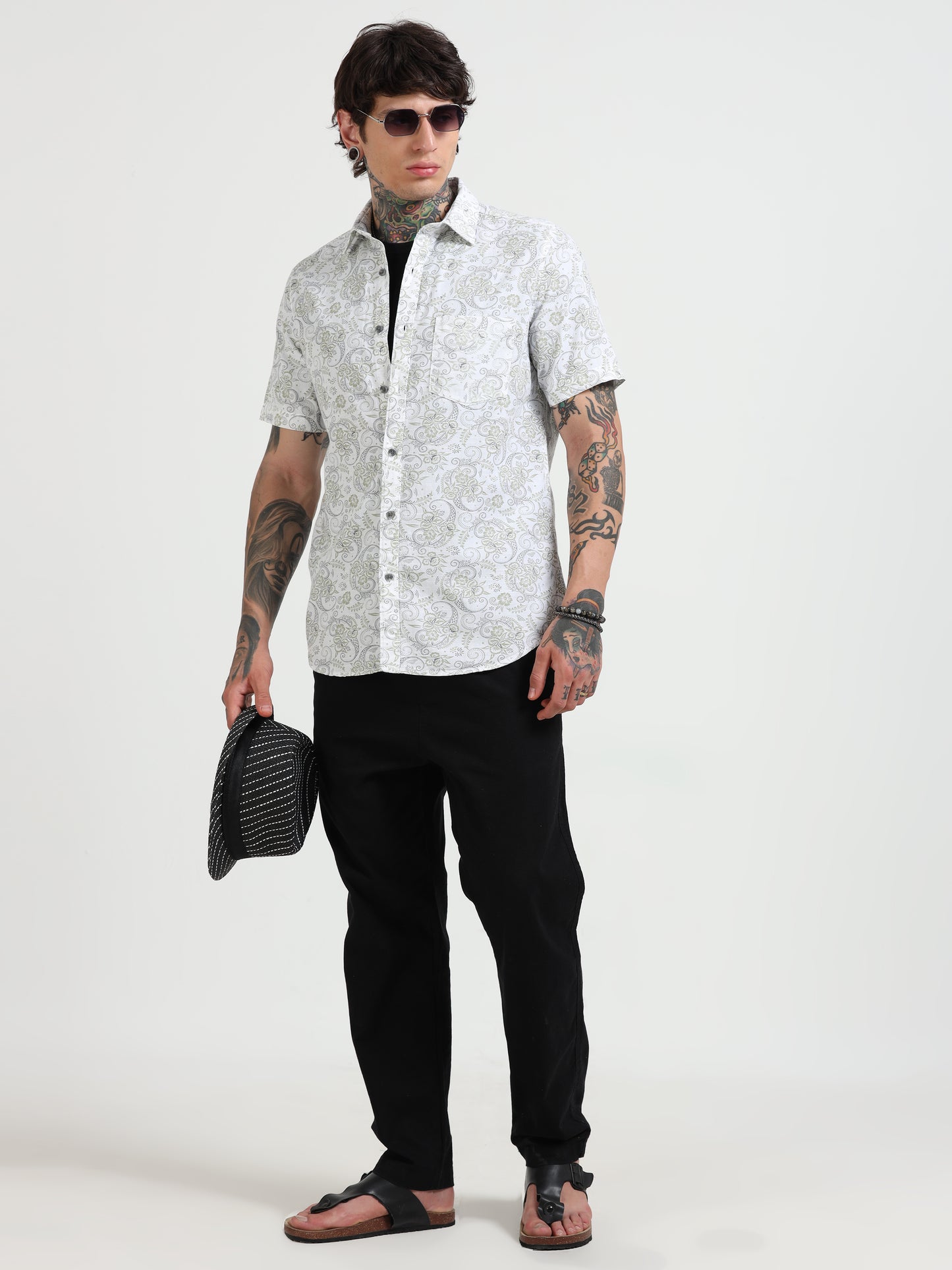 Palms Boxed Half-Sleeve Shirt