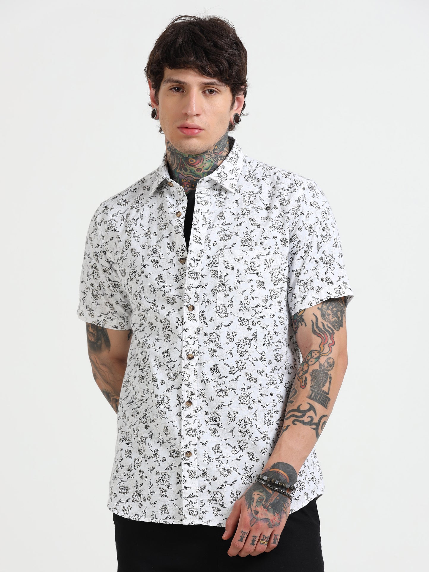 Floral Half - Sleeves