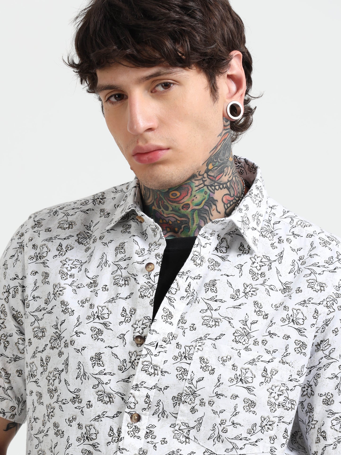 Floral Half - Sleeves