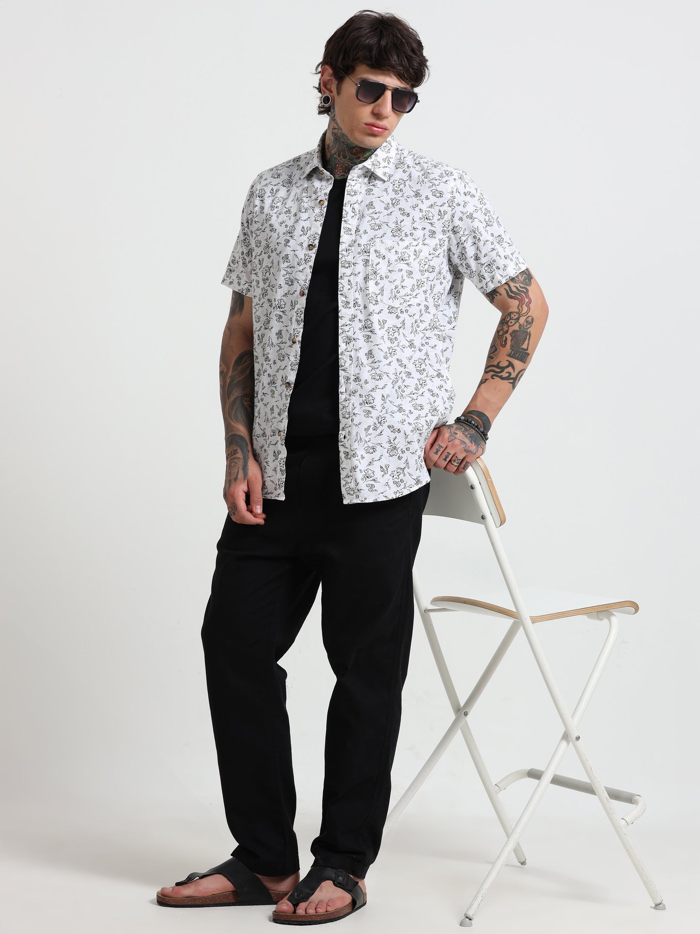 Floral Half - Sleeves