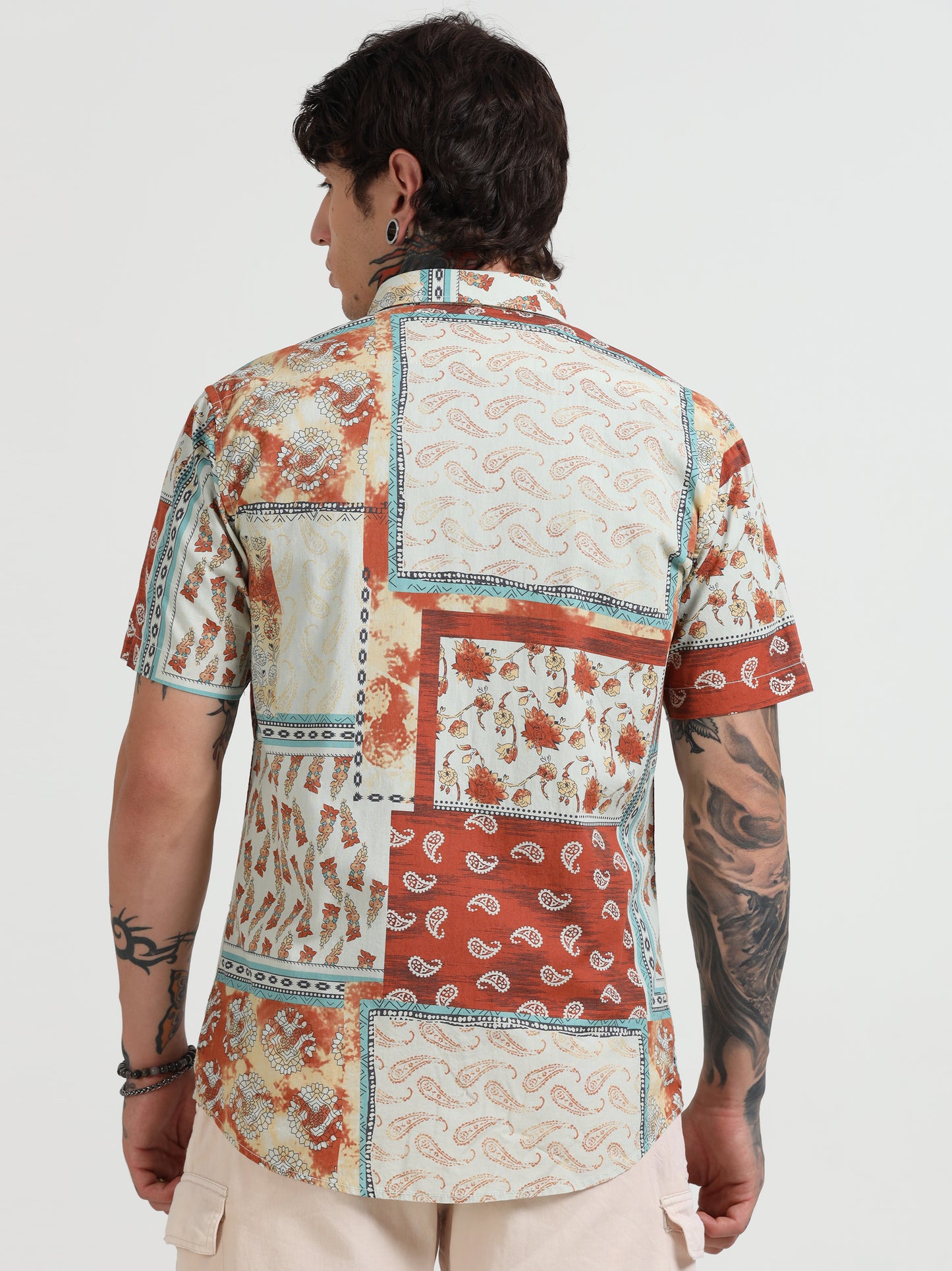 Banjara Printed Half - Sleeves Shirt