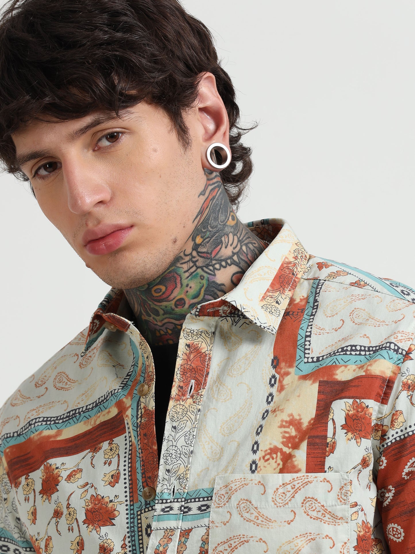 Banjara Printed Half - Sleeves Shirt