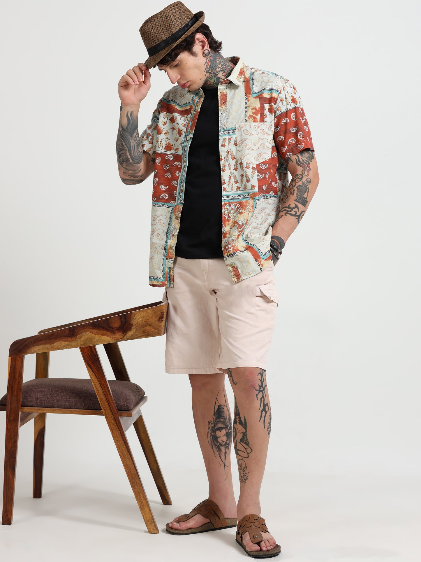Banjara Printed Half - Sleeves Shirt