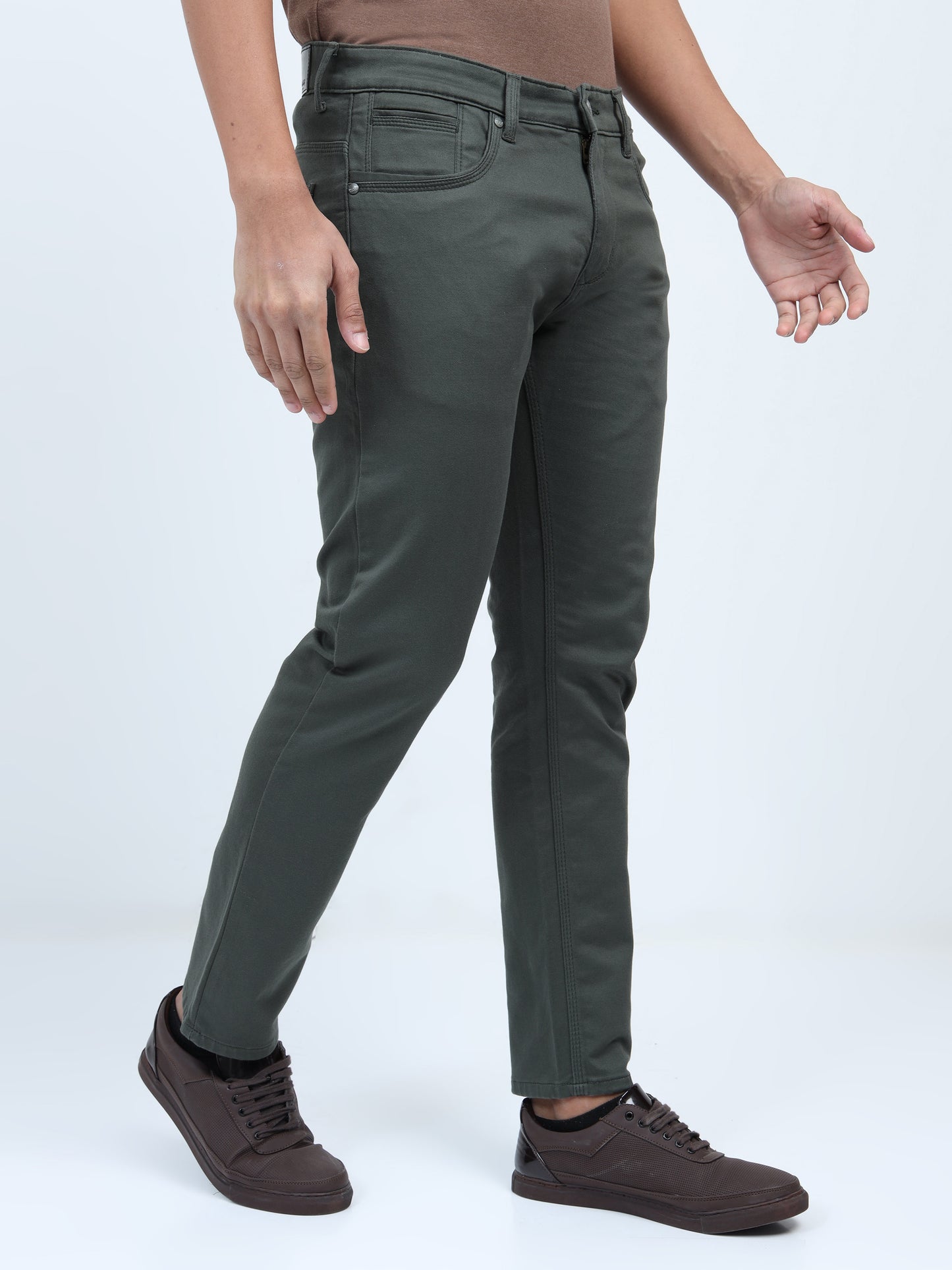 Classic Denim Jeans – Green