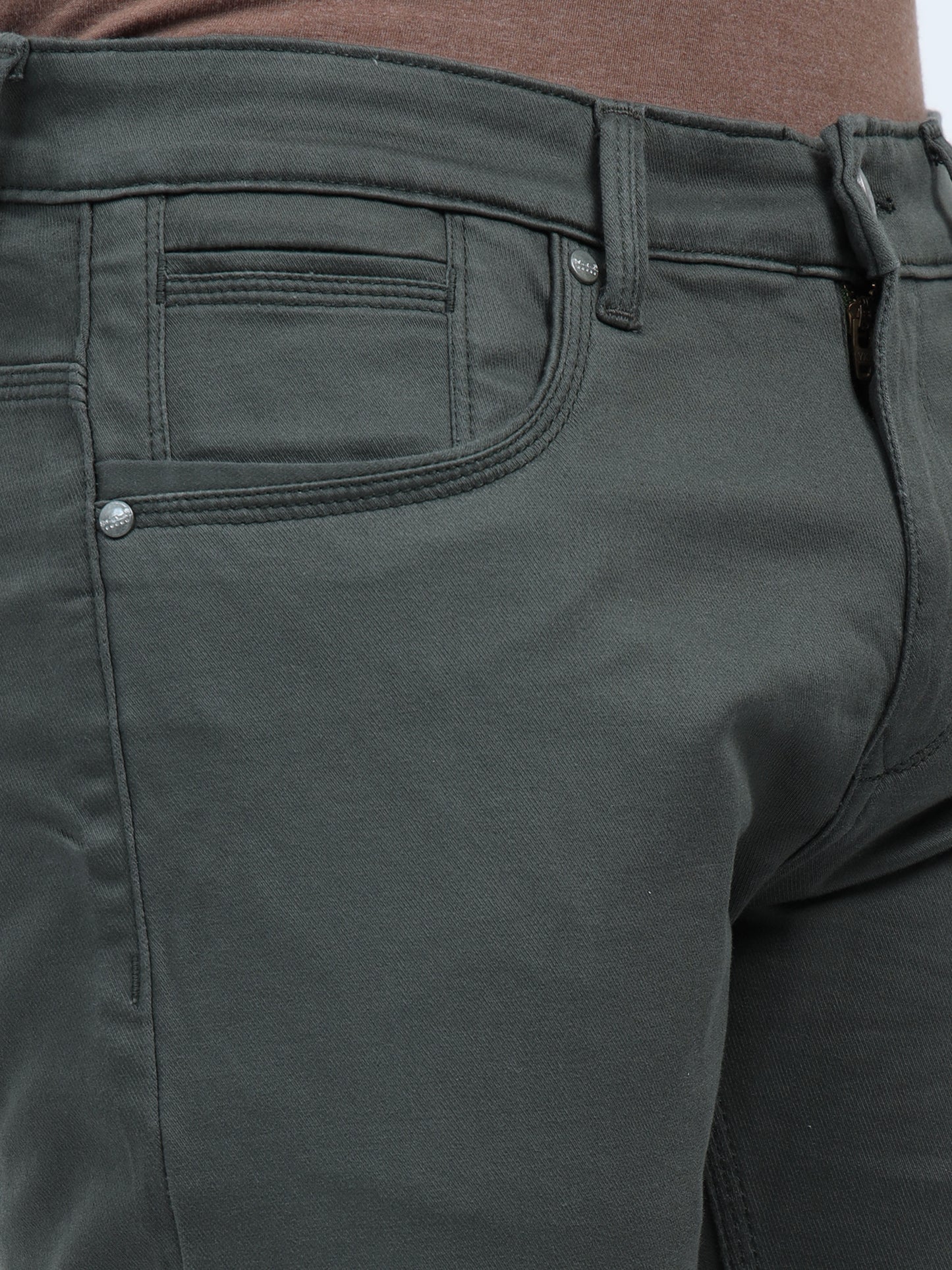 Classic Denim Jeans – Green