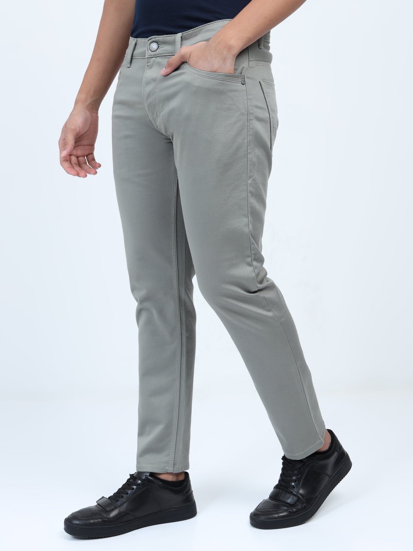 Classic Denim Jeans – Grey
