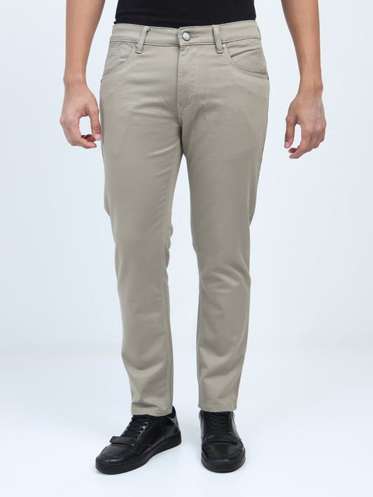 Classic Denim Jeans – Dull Beige