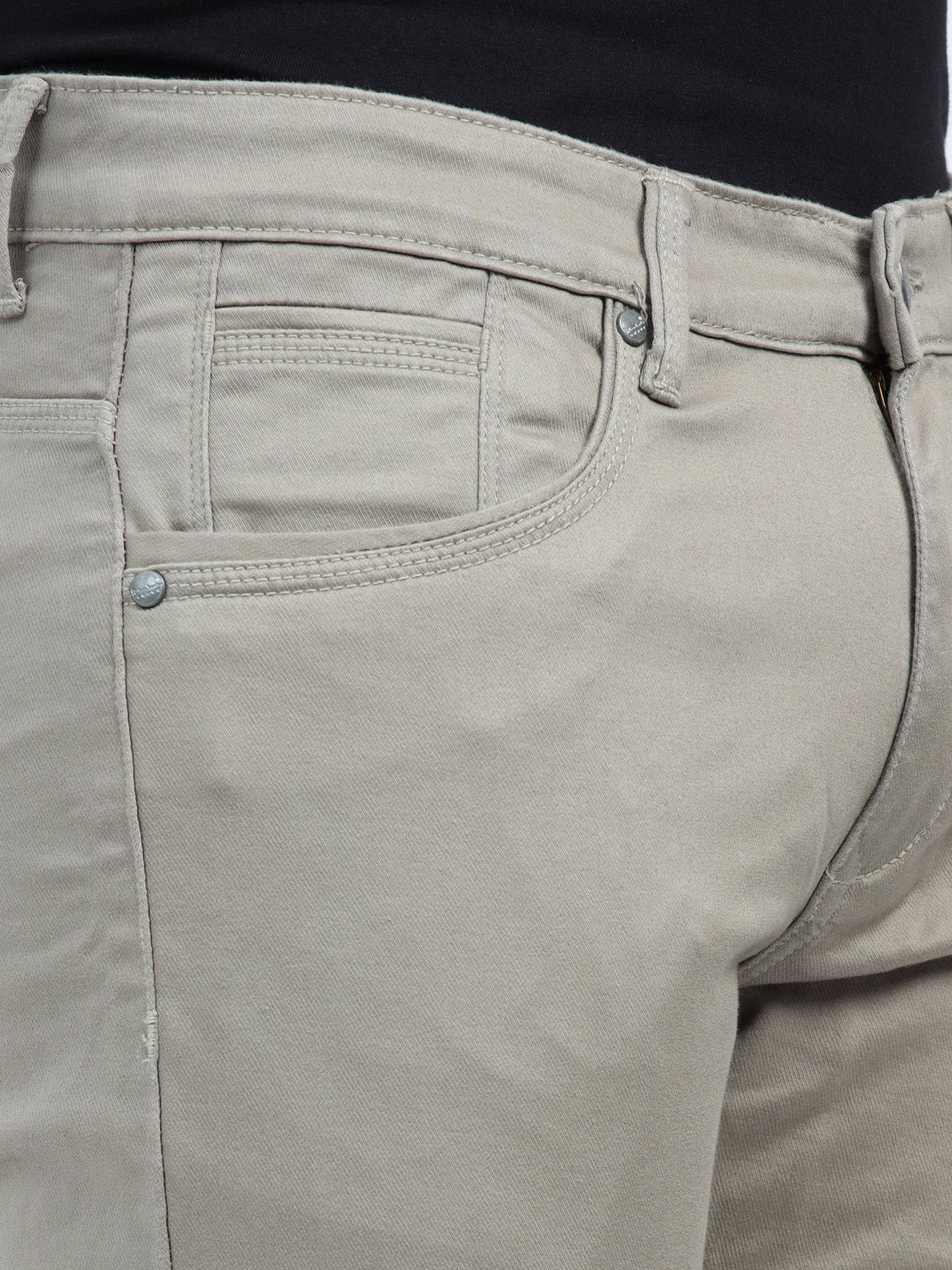 Classic Denim Jeans – Dull Beige