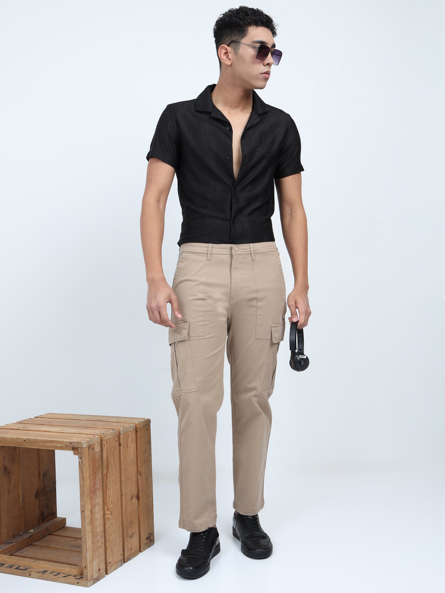 Cargo Pants: Beige