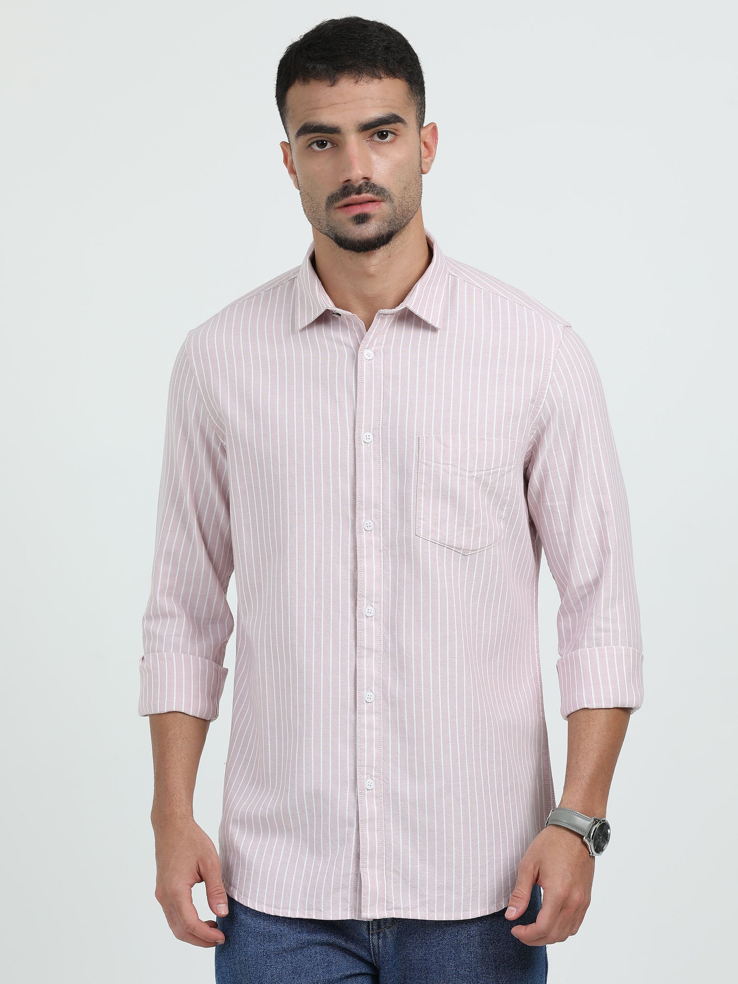 Oxford striped shirt
