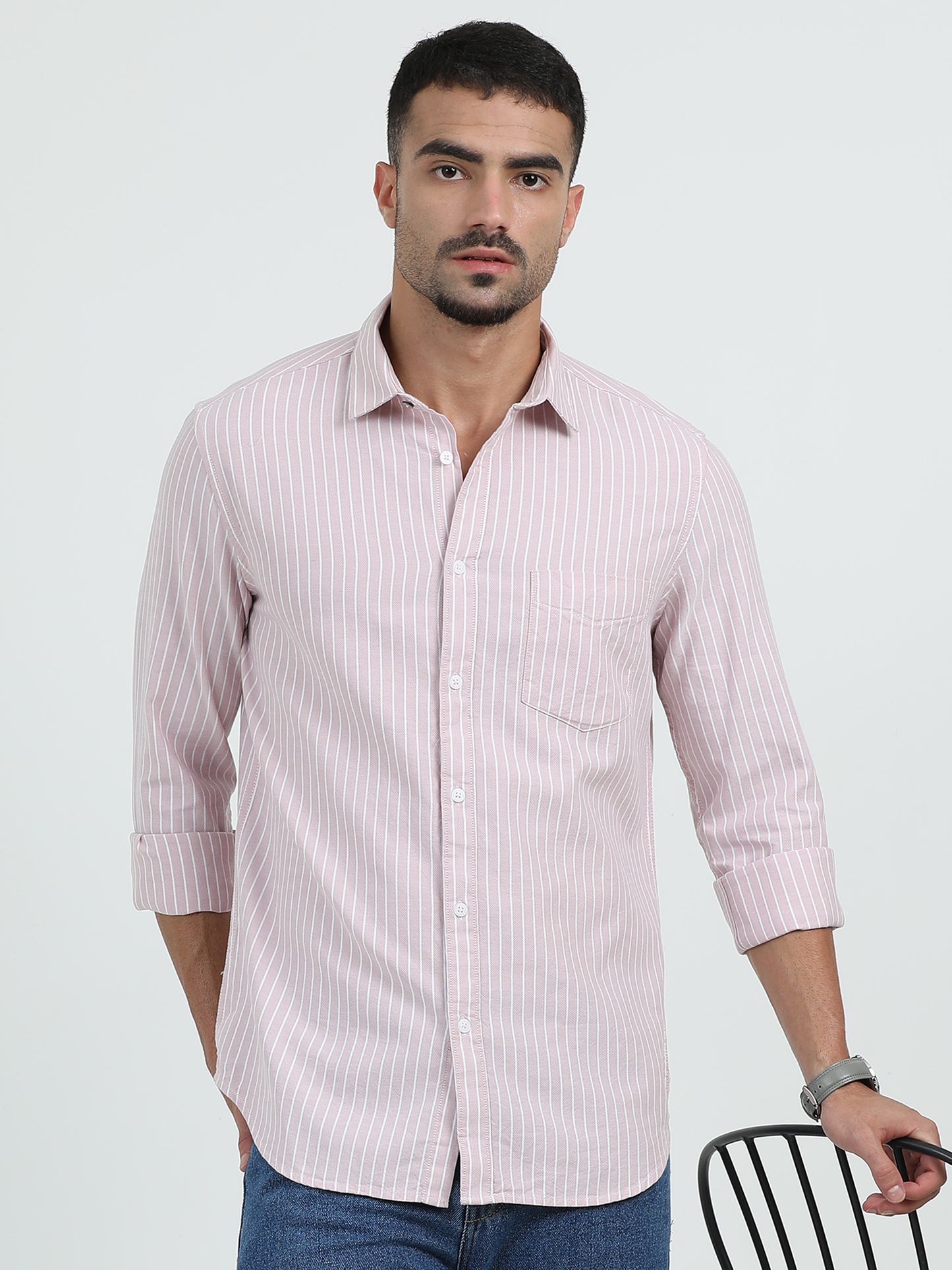 Oxford striped shirt