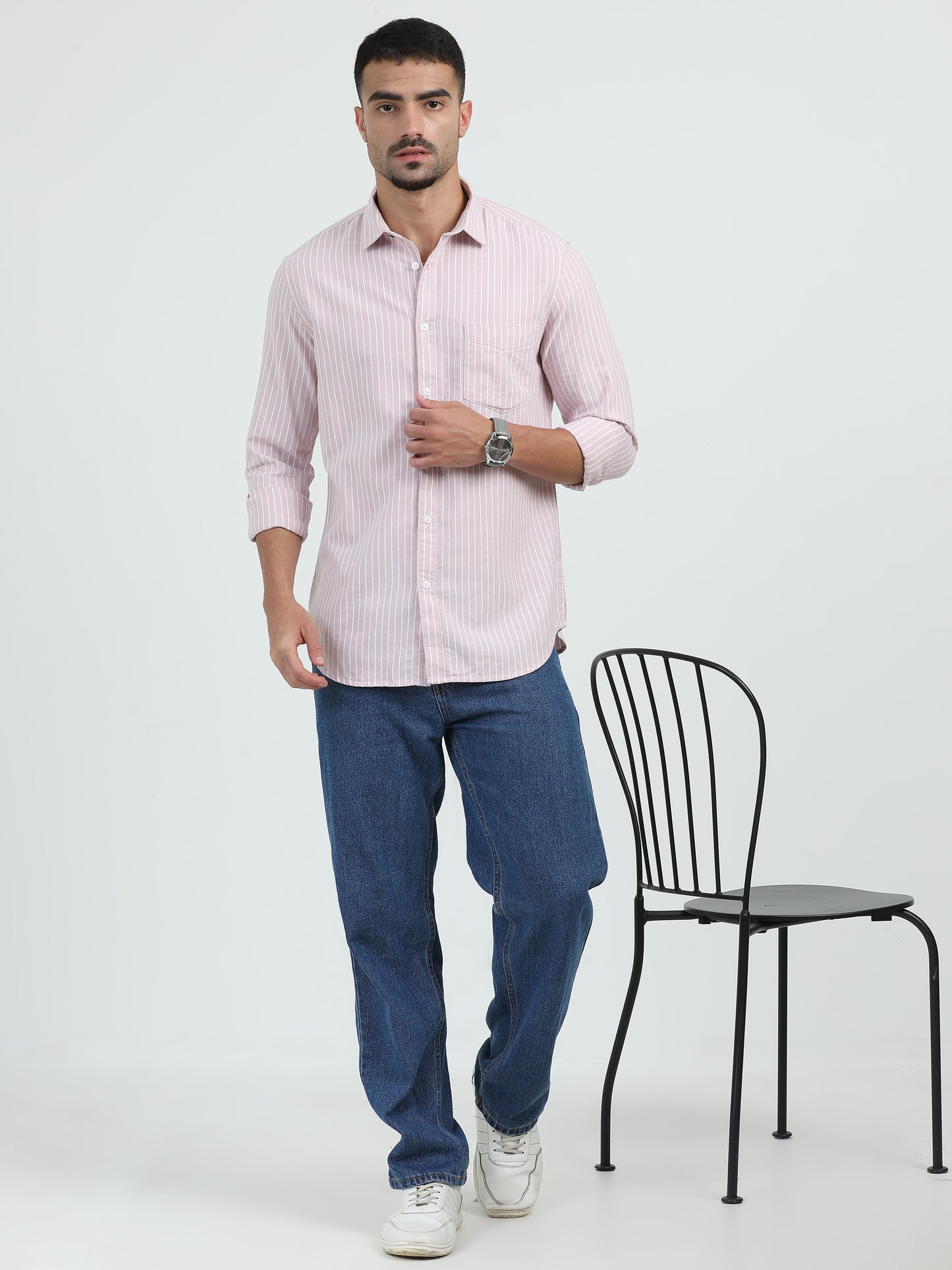 Oxford striped shirt