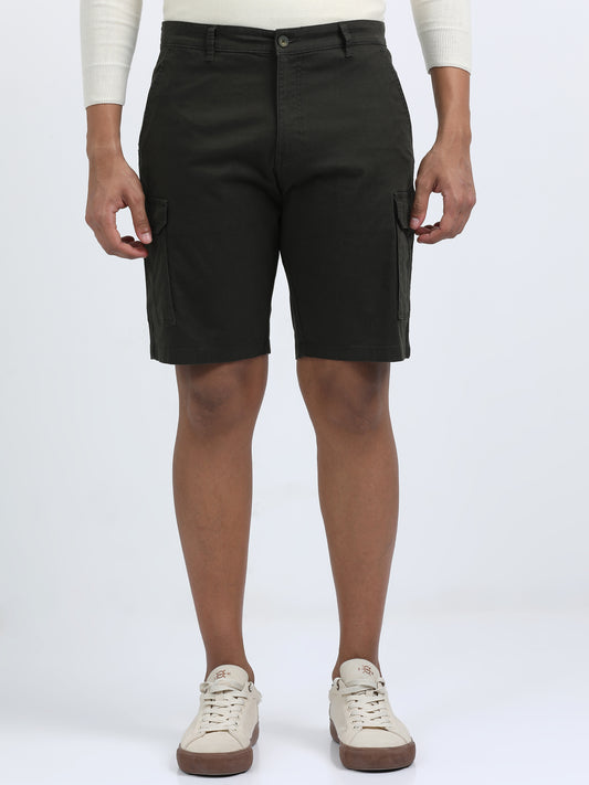 Cargo Shorts - Olive Green
