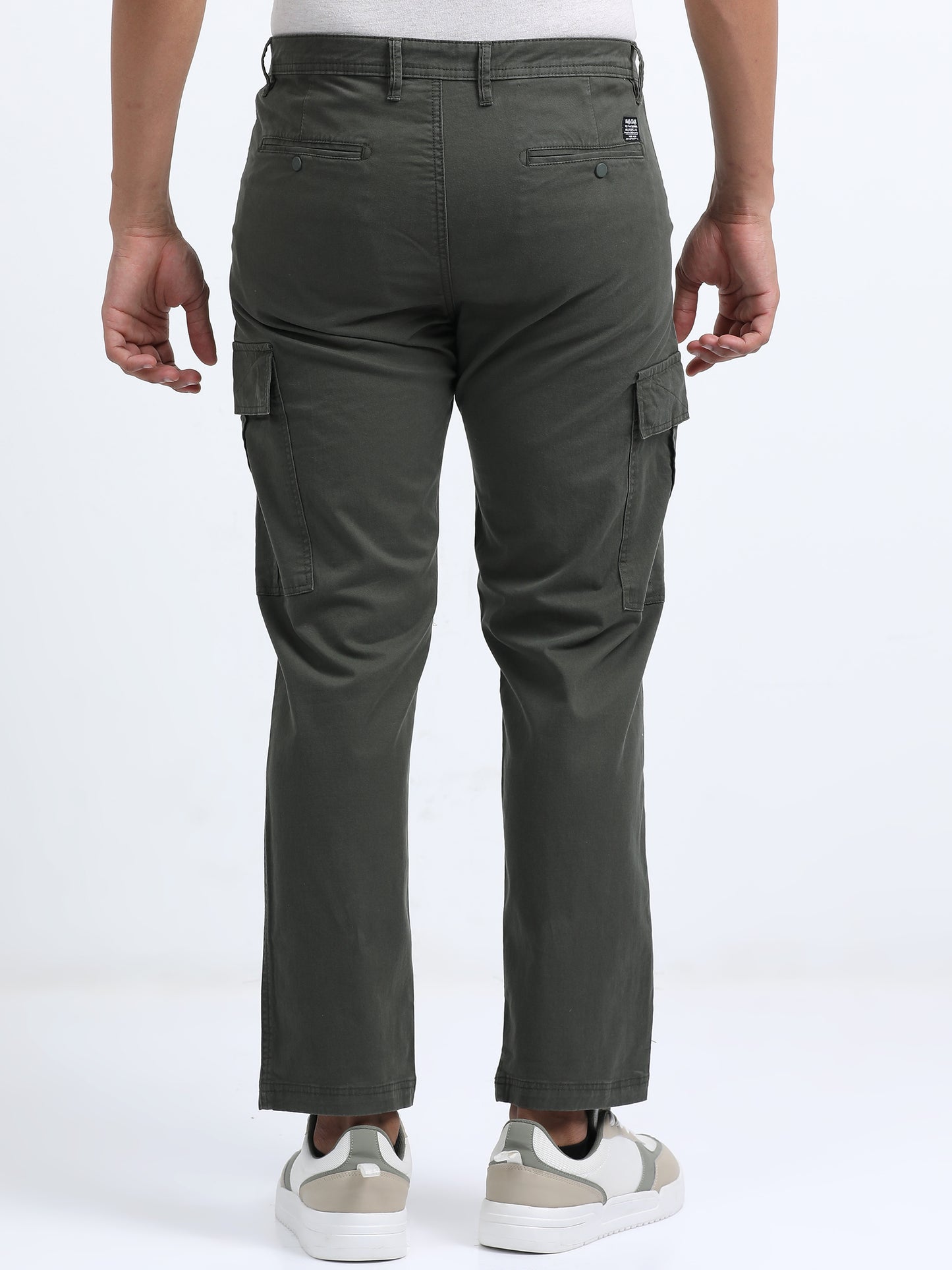 Classic Straight Cargo Pants – Olive