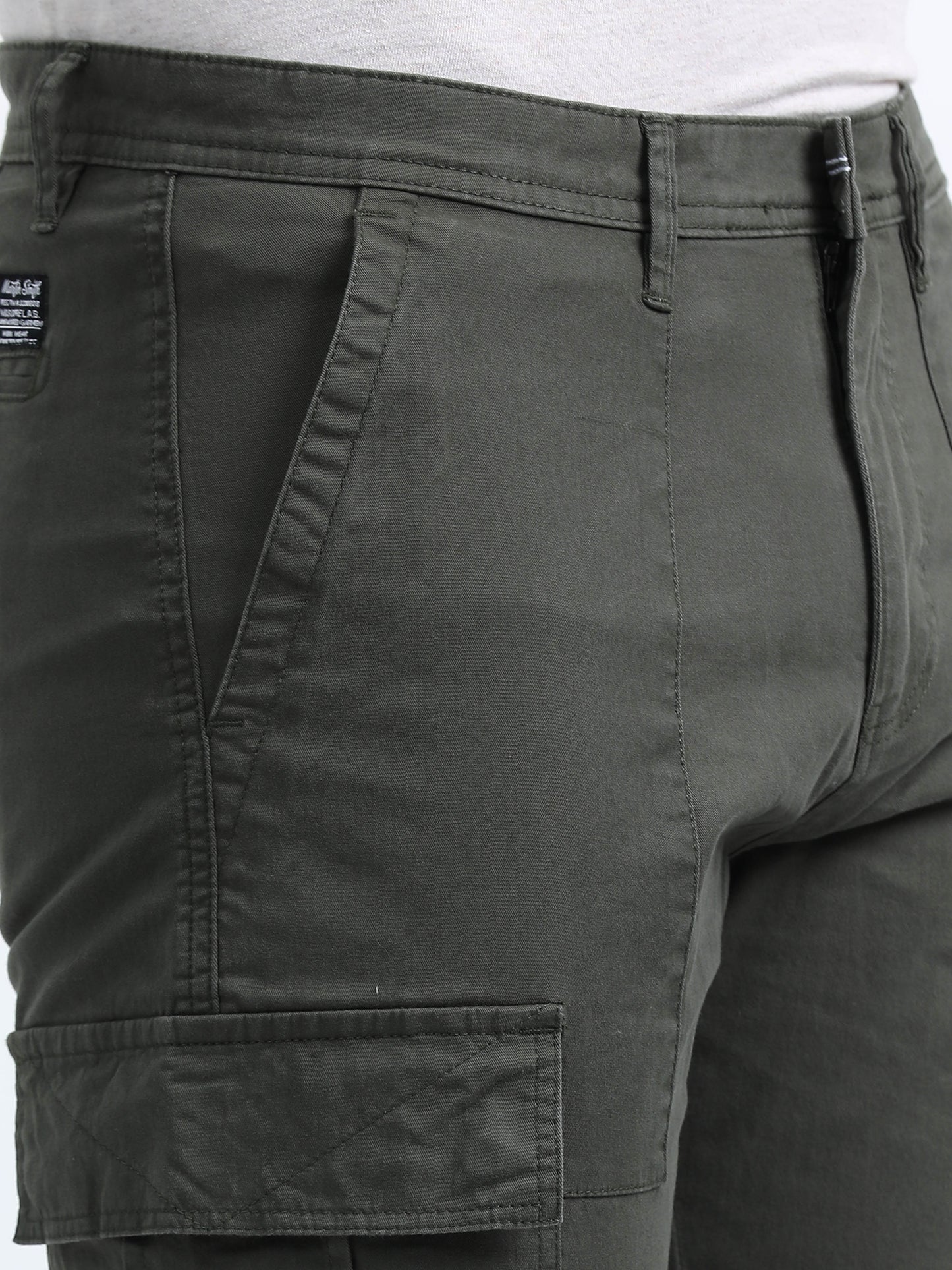 Classic Straight Cargo Pants – Olive