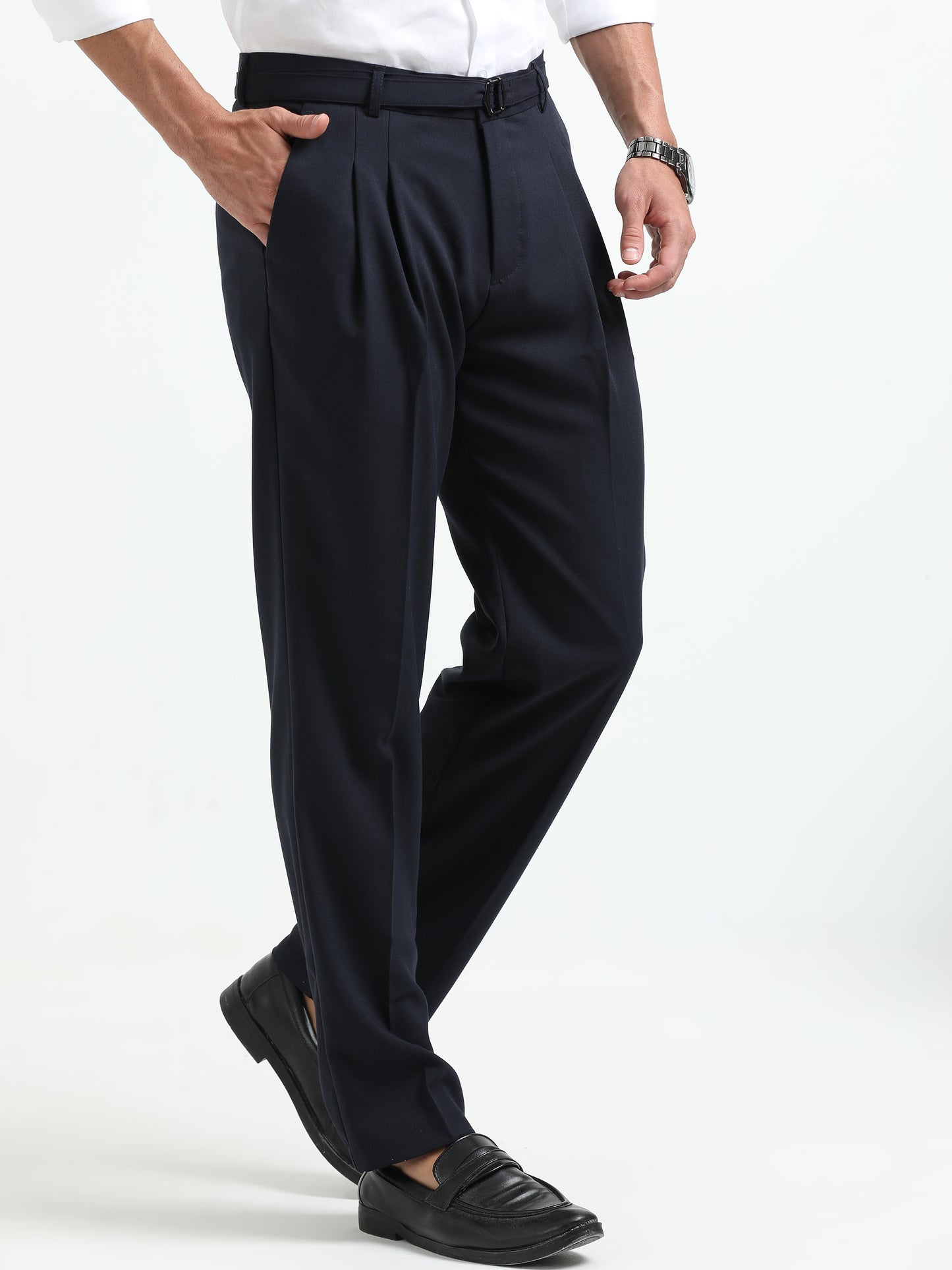 Navy Gurkha Pants