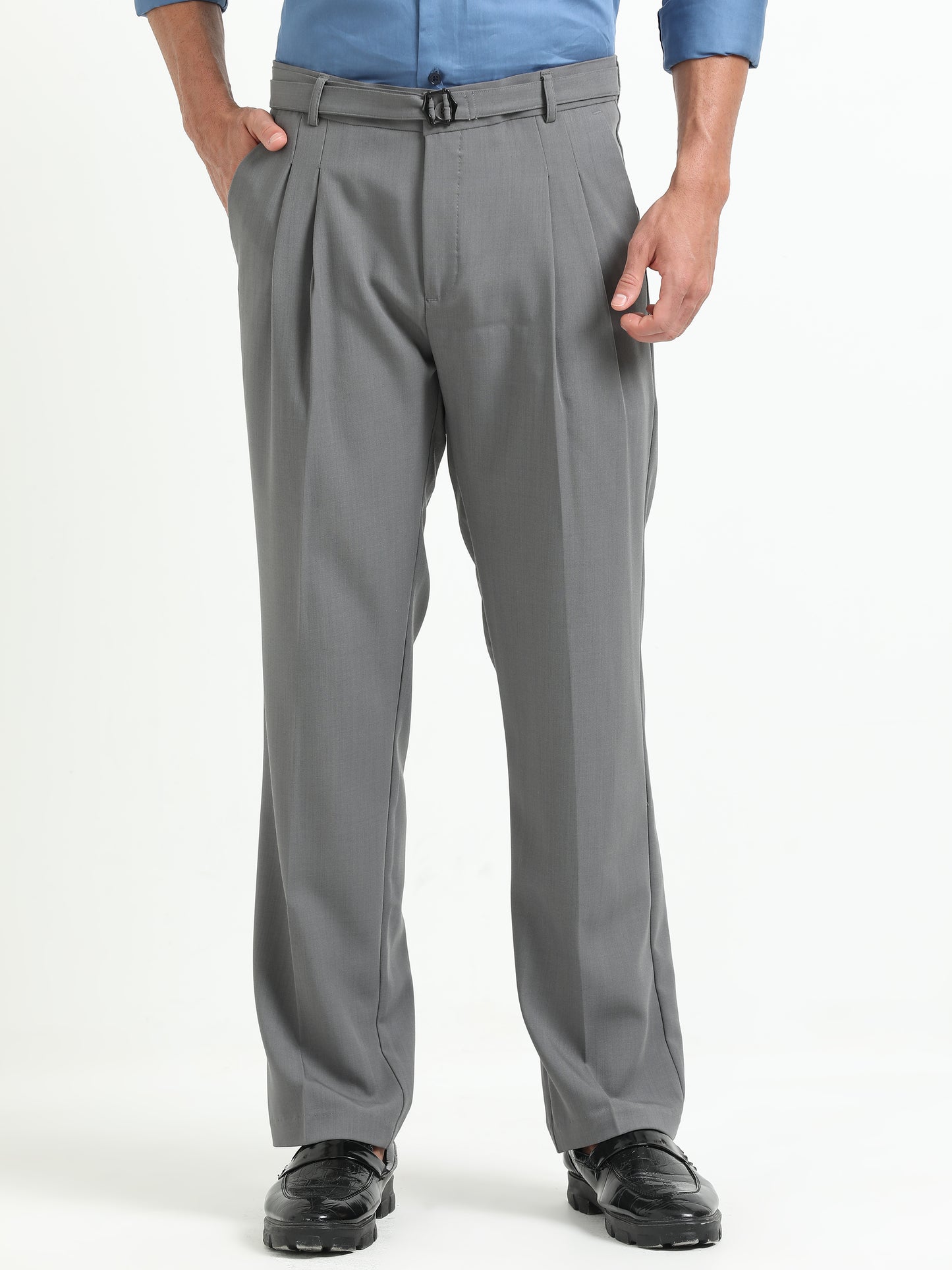 Grey Gurkha Pants