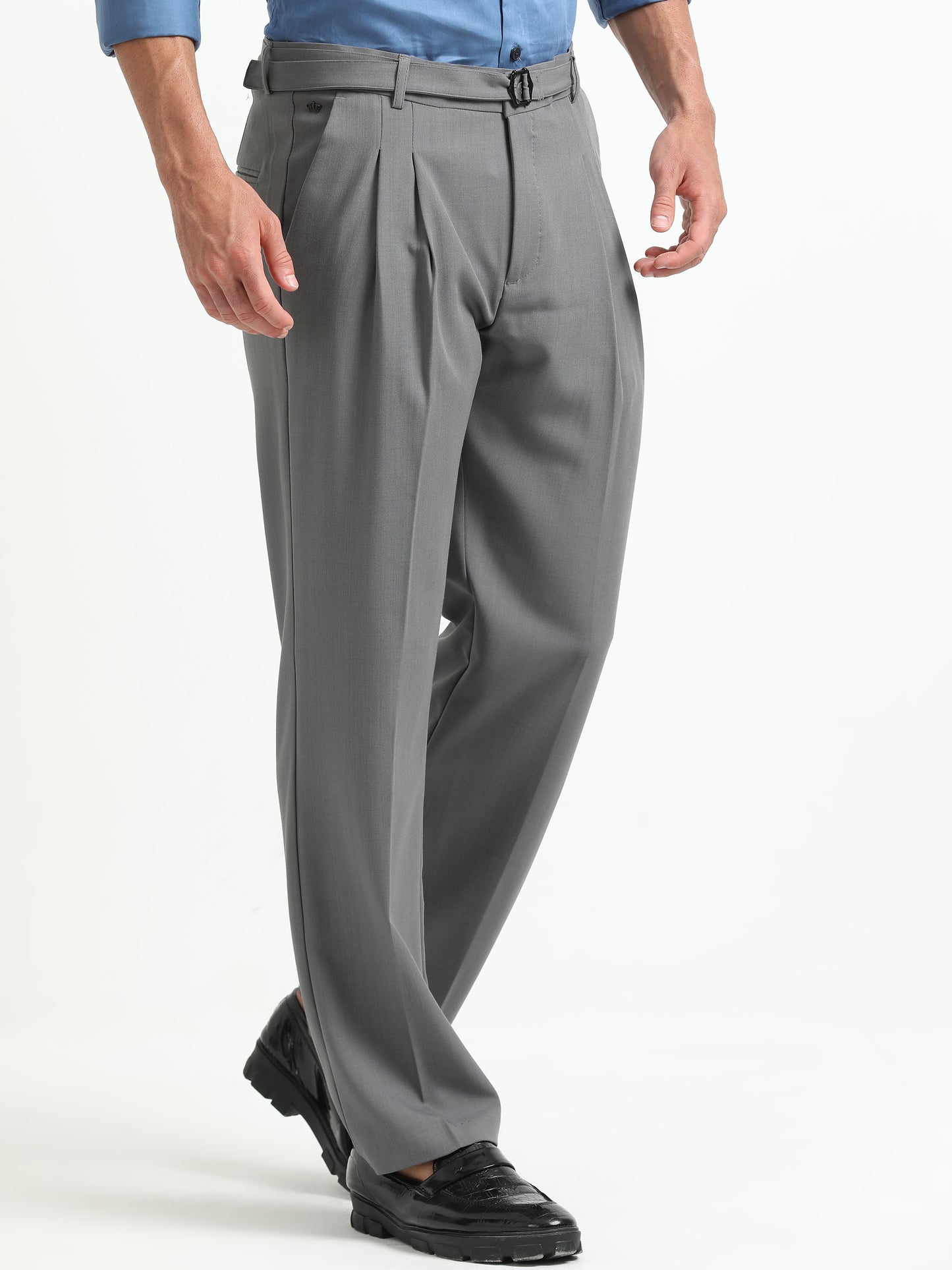 Grey Gurkha Pants