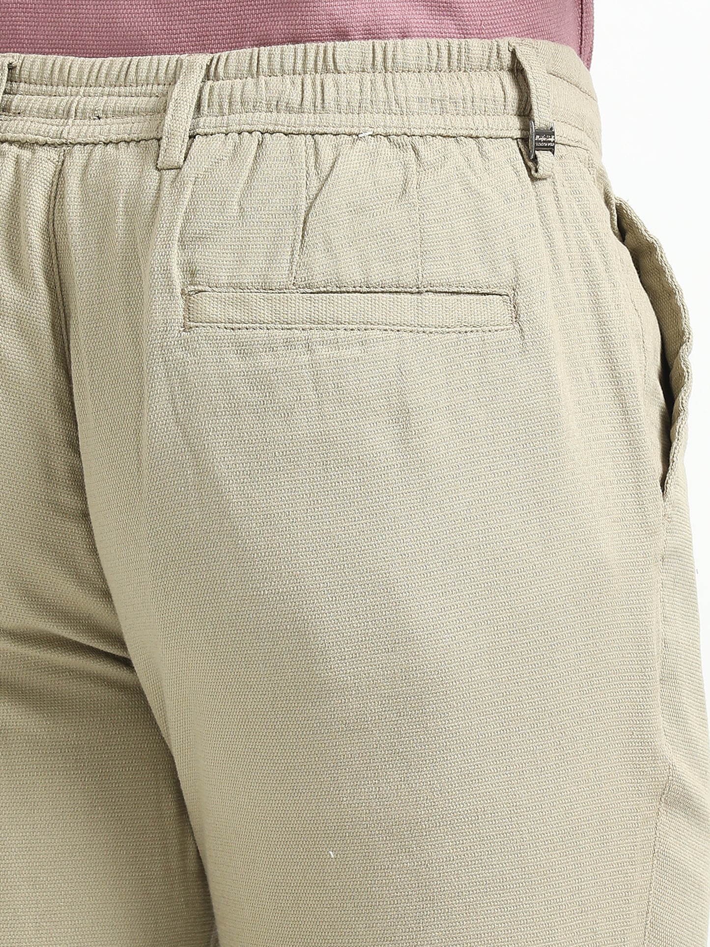 Beige relaxed Trousers