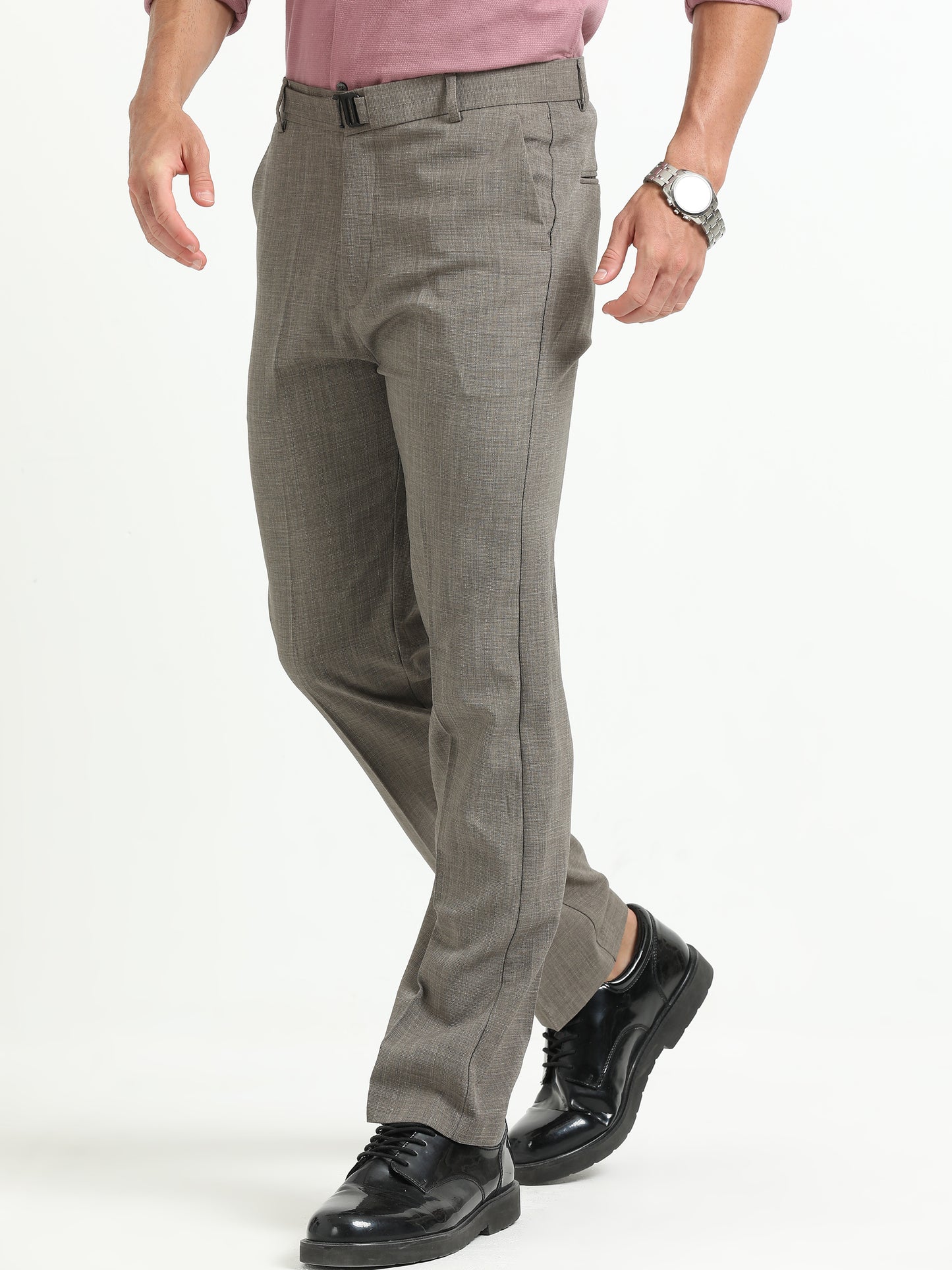Dark Grey Gurkha Style Trousers