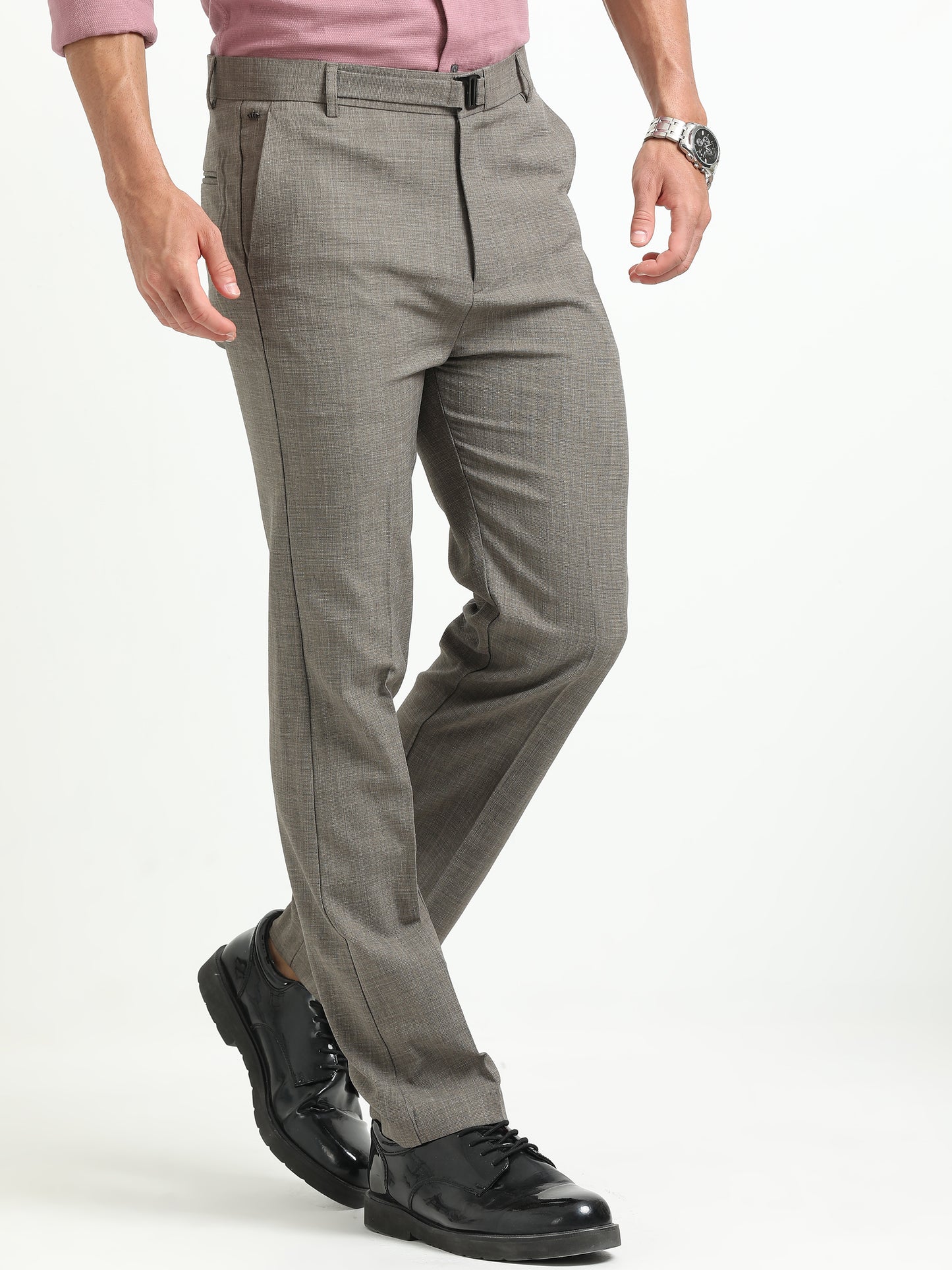 Dark Grey Gurkha Style Trousers