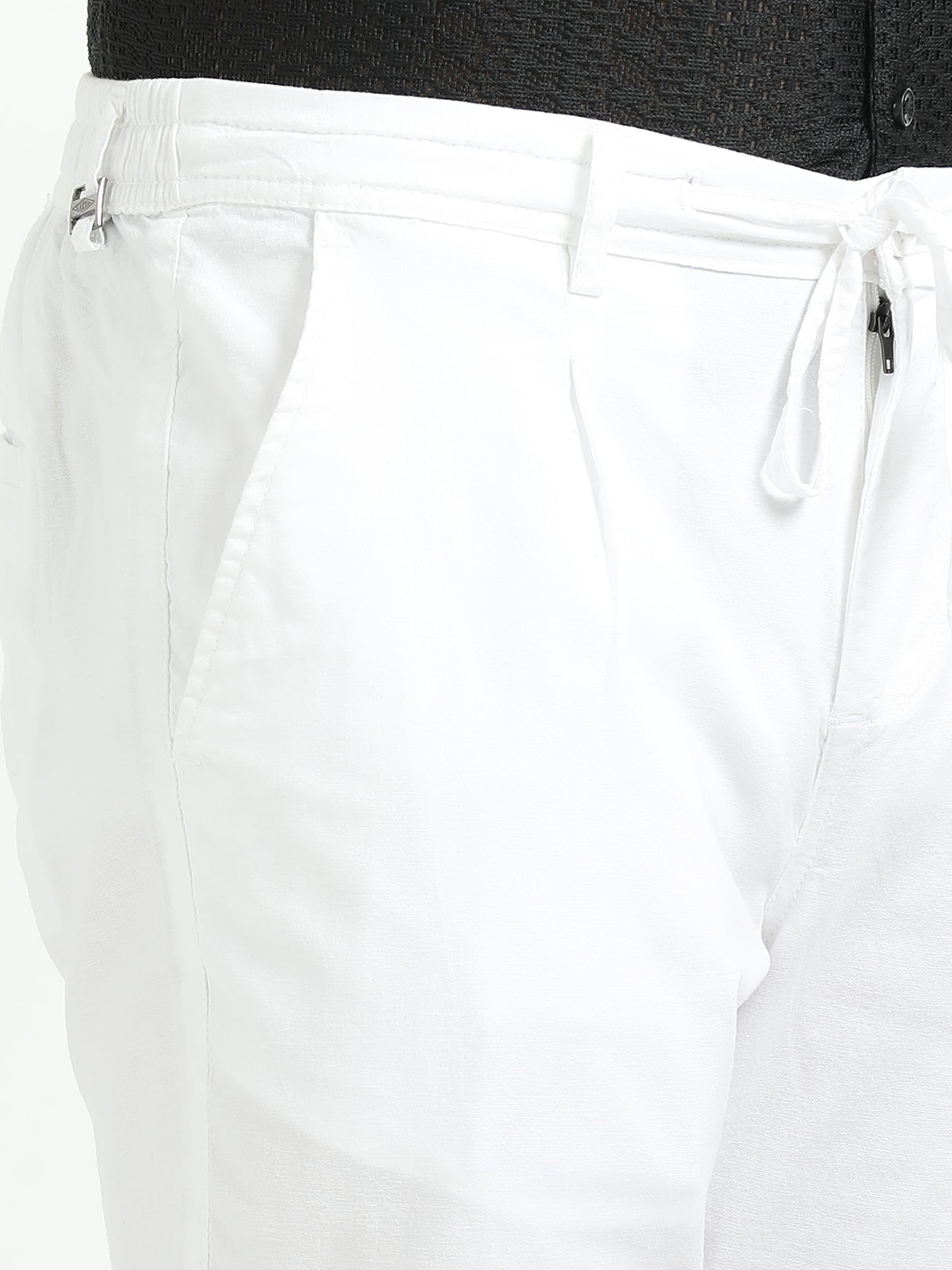 White relaxed Trousers