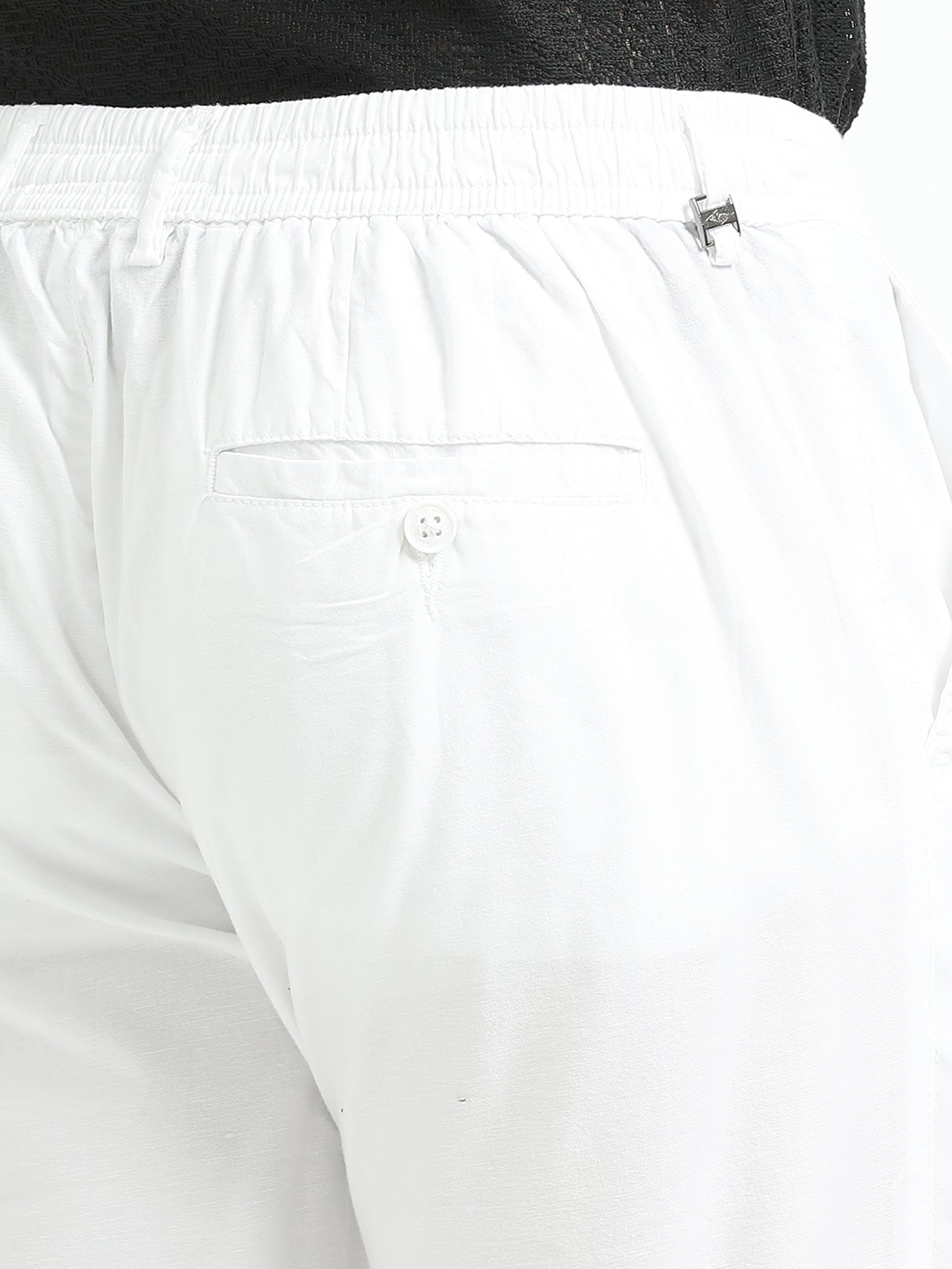 White relaxed Trousers