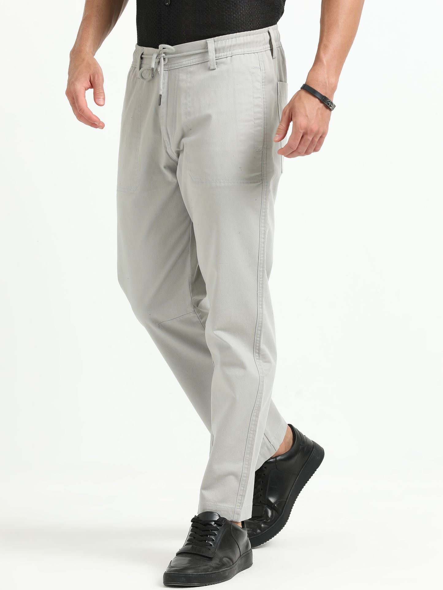 Grey Baggy Trousers