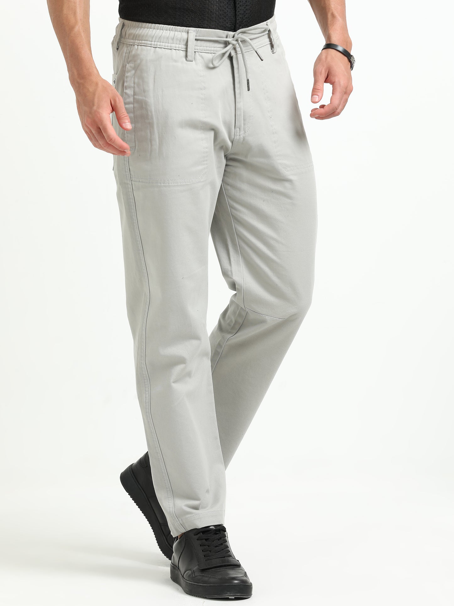 Grey Baggy Trousers