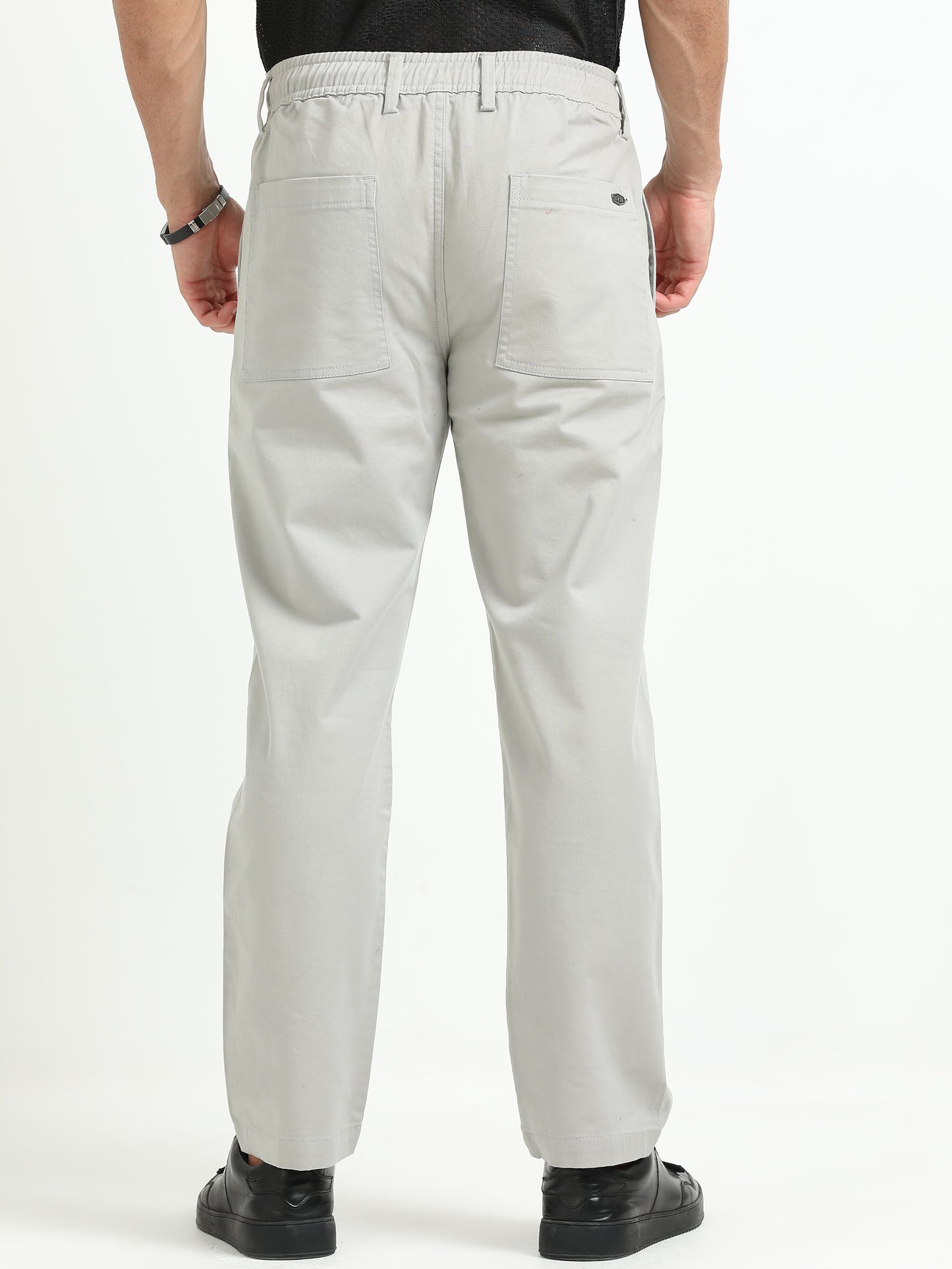 Grey Baggy Trousers