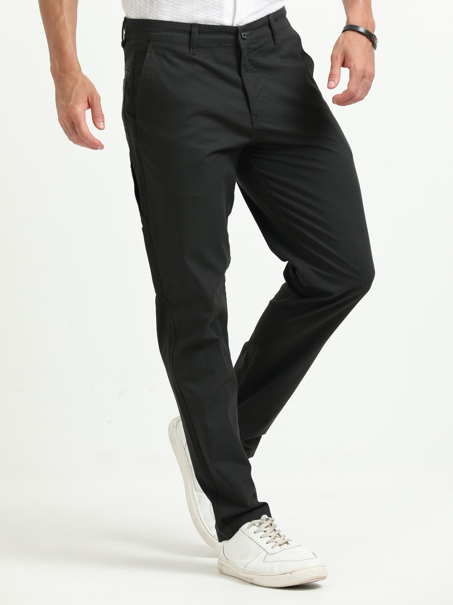 Carbon Black cotton Trousers