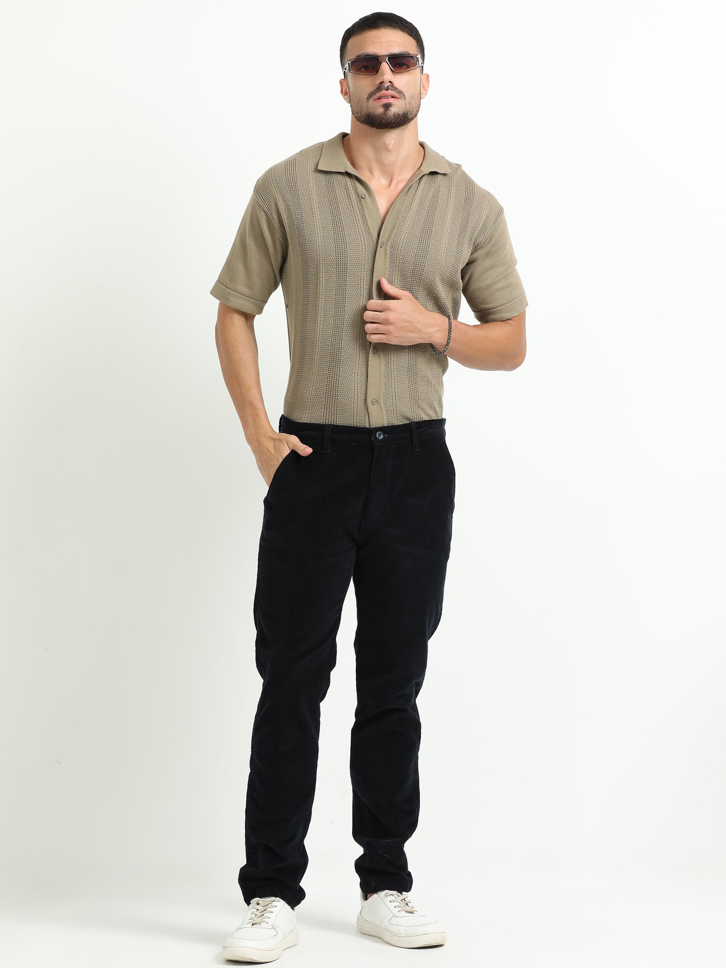 Corduroy Pants - Black