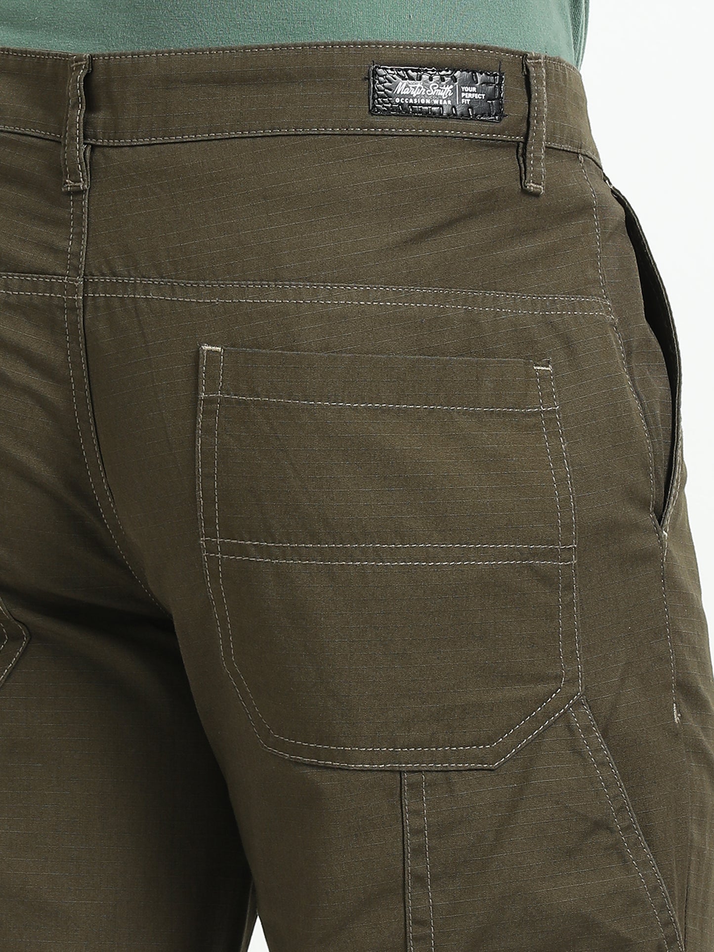 Sage Green Cotton Trousers