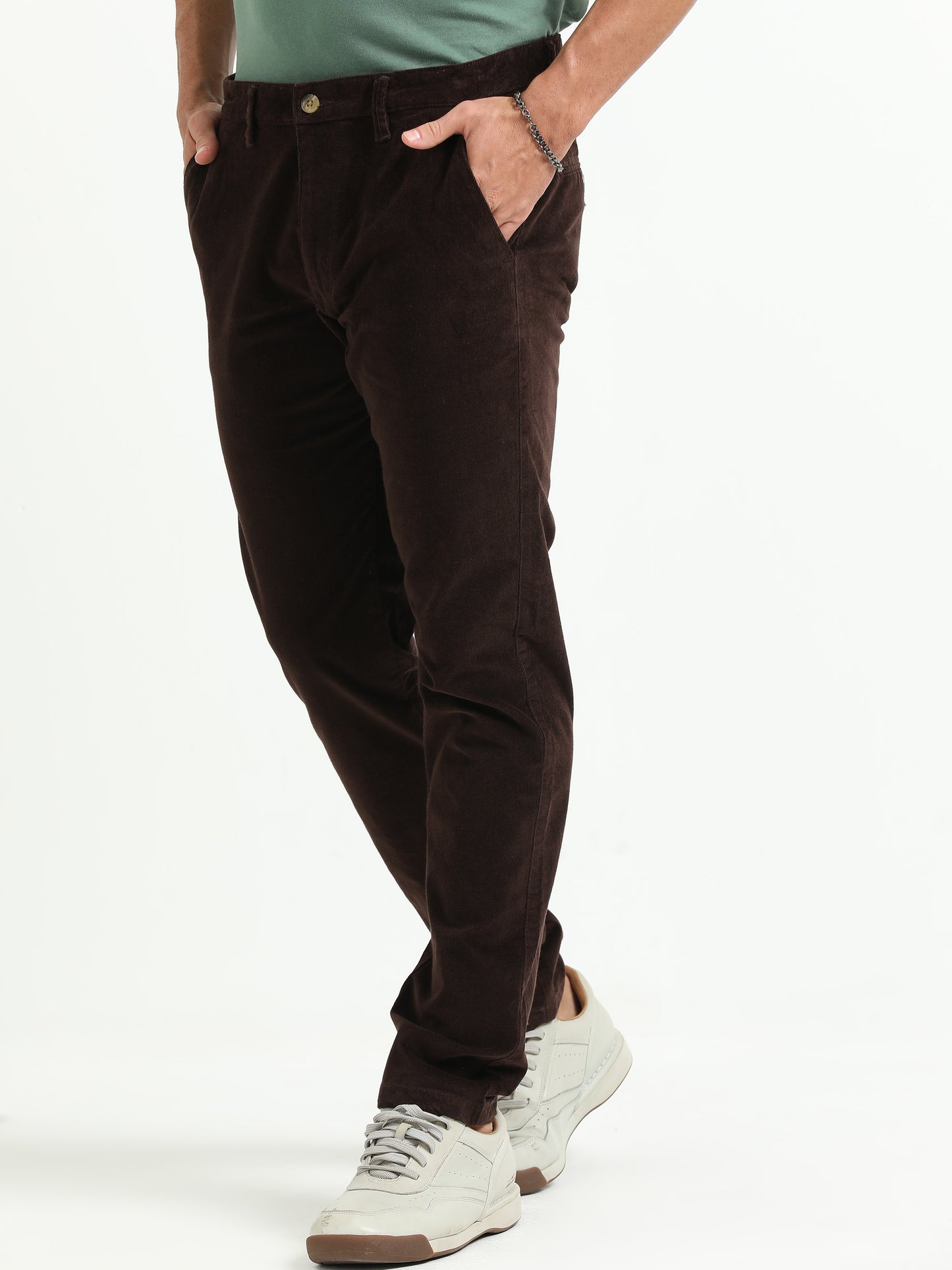 Corduroy Pants - Coffee Brown