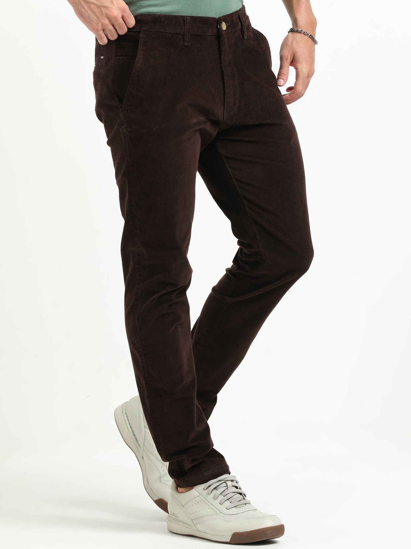 Corduroy Pants - Coffee Brown