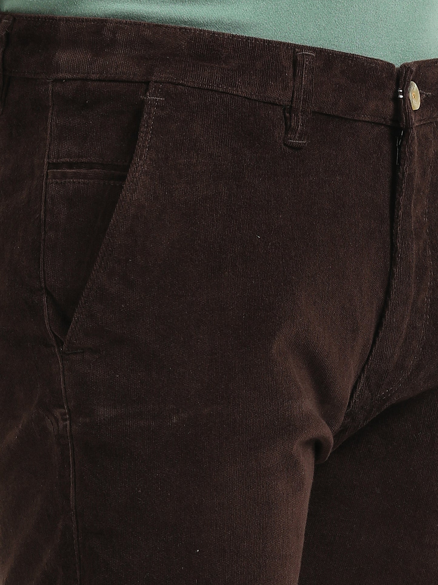 Corduroy Pants - Coffee Brown